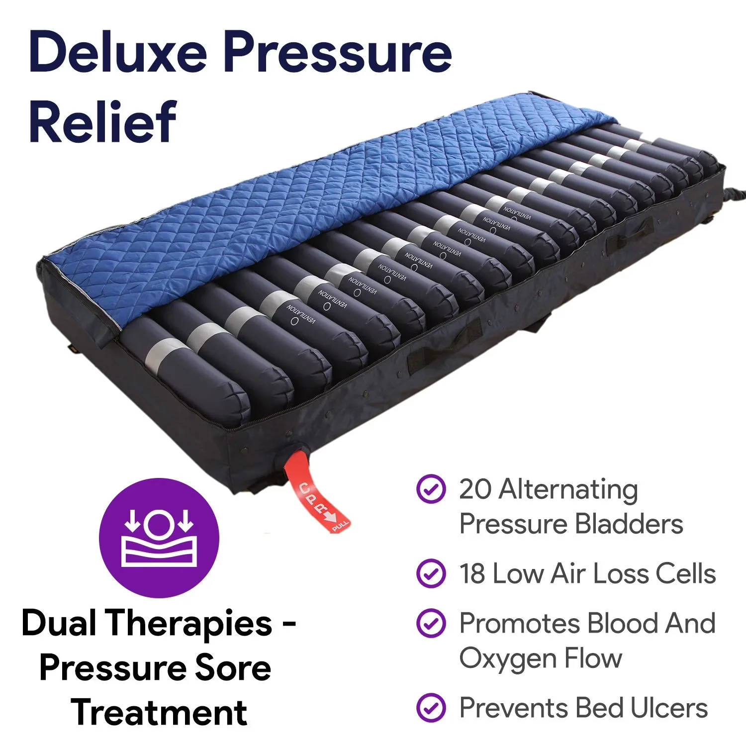 Mattresses Accessory Reliable with Adjustable, Auto Shut-Off, Digital Pump - Nylon Model 268ED9