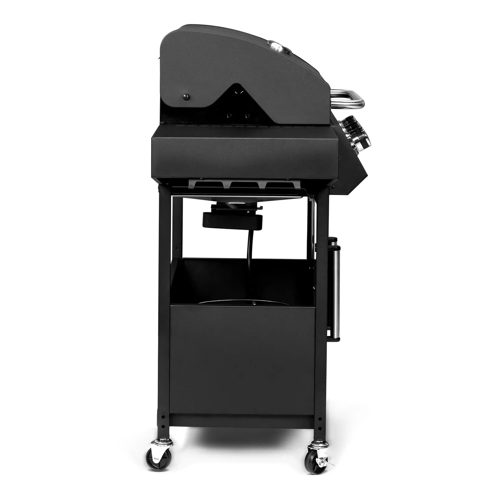 Gas Grill Compact with 58000 BTU, Side Burner, 4 Burner Propane - Iron, Stainless Steel Model 48F086