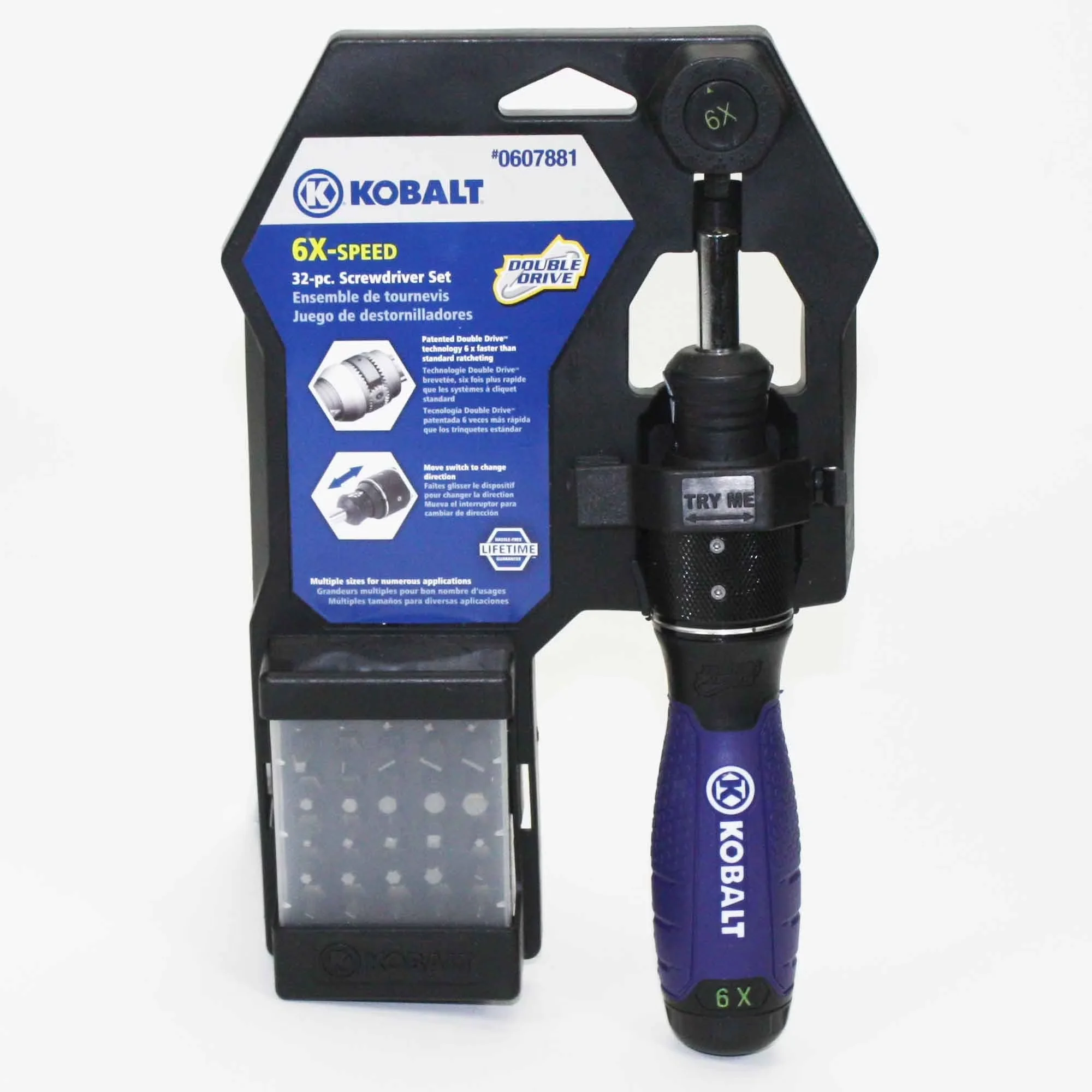 Hand Tool Set Classic with Reversible, 6x-Speed Double Drive 32-pc. Screwdriver - 32-pc. Model A3136C