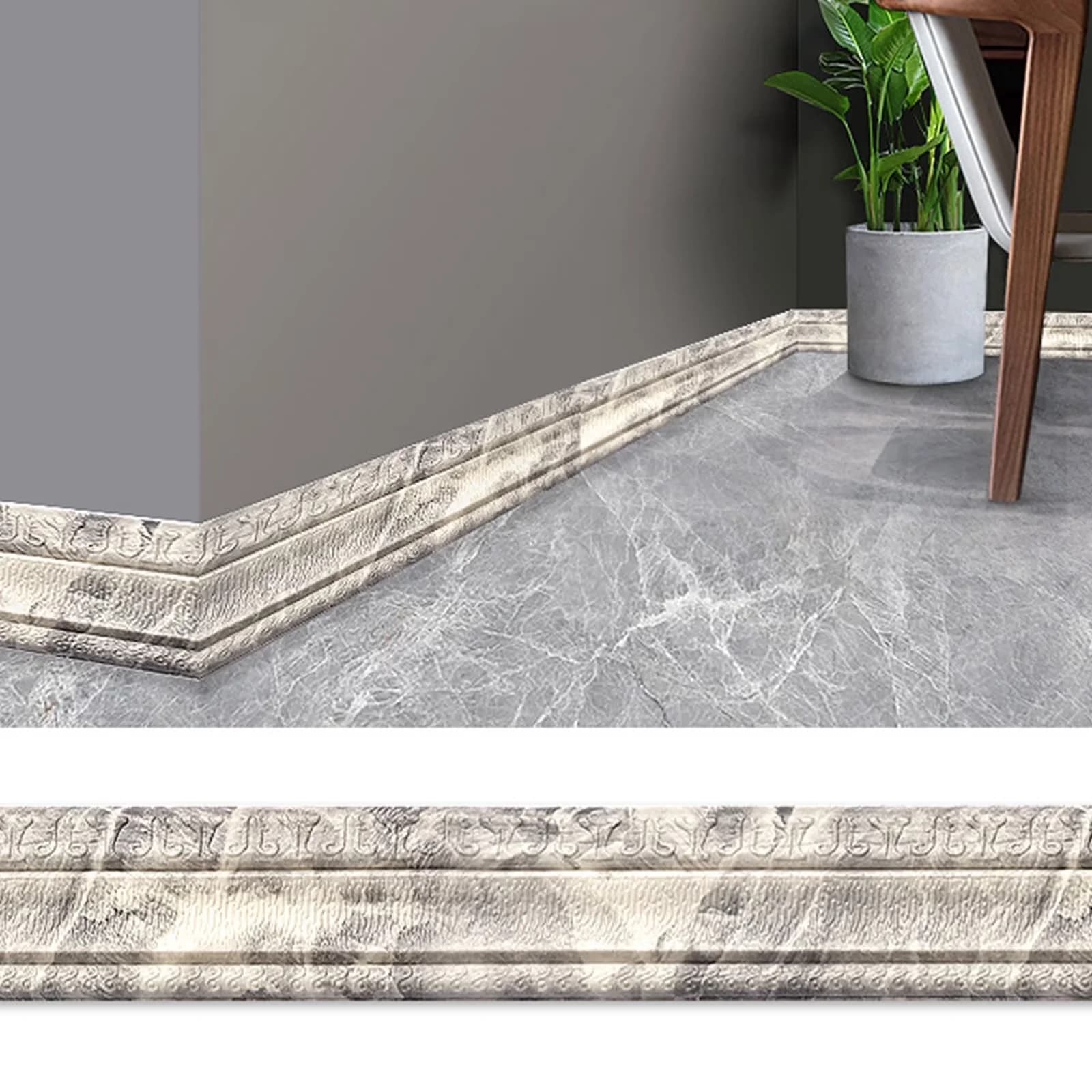 Efficient Grey Vinyl Flooring Vinyl Plank Flooring with Self-Adhesive, Waterproof - Multicolor Pvc Model F39888