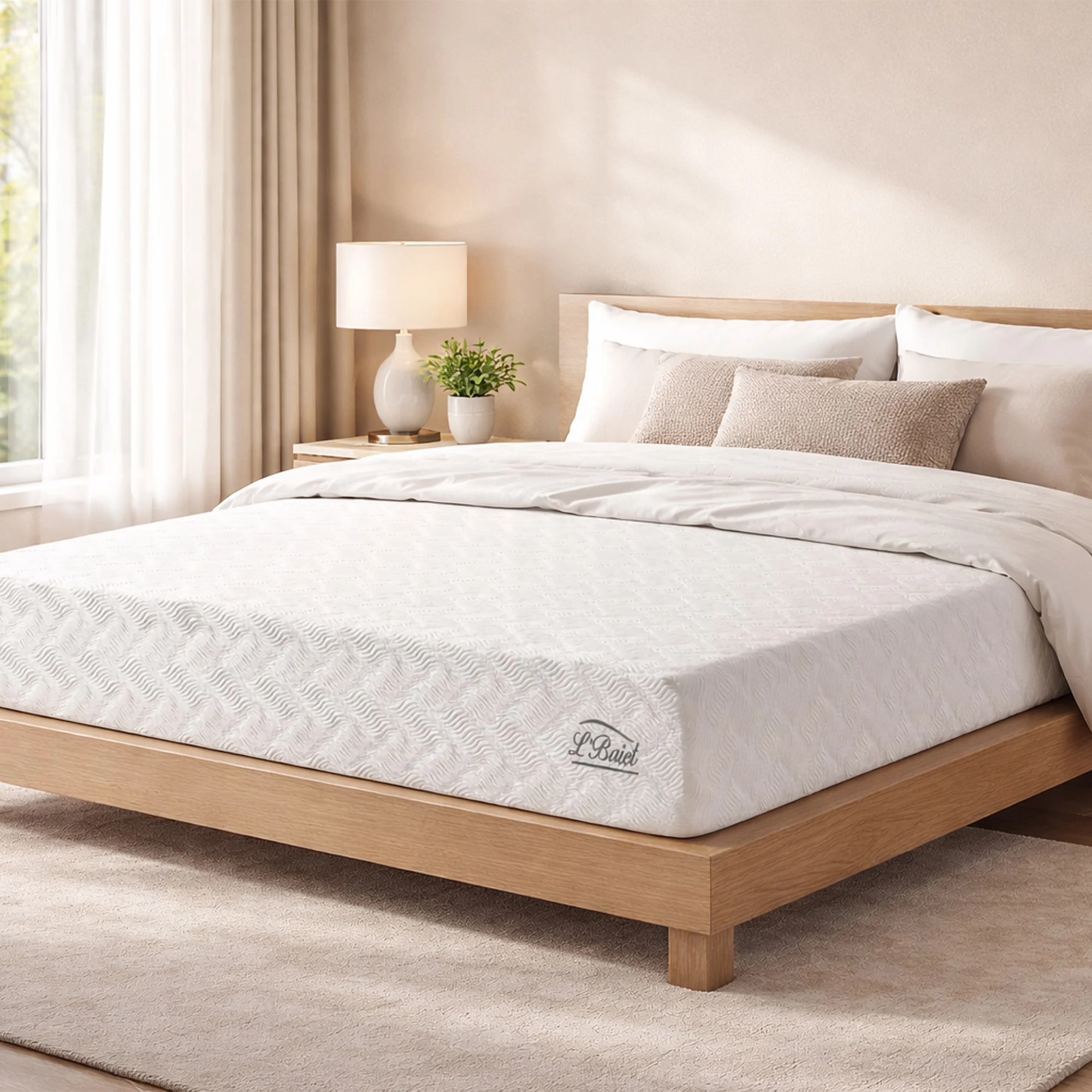 Innovative Mattresses Accessory with Hypoallergenic, Medium Firm - White Memory Foam Model CA661D