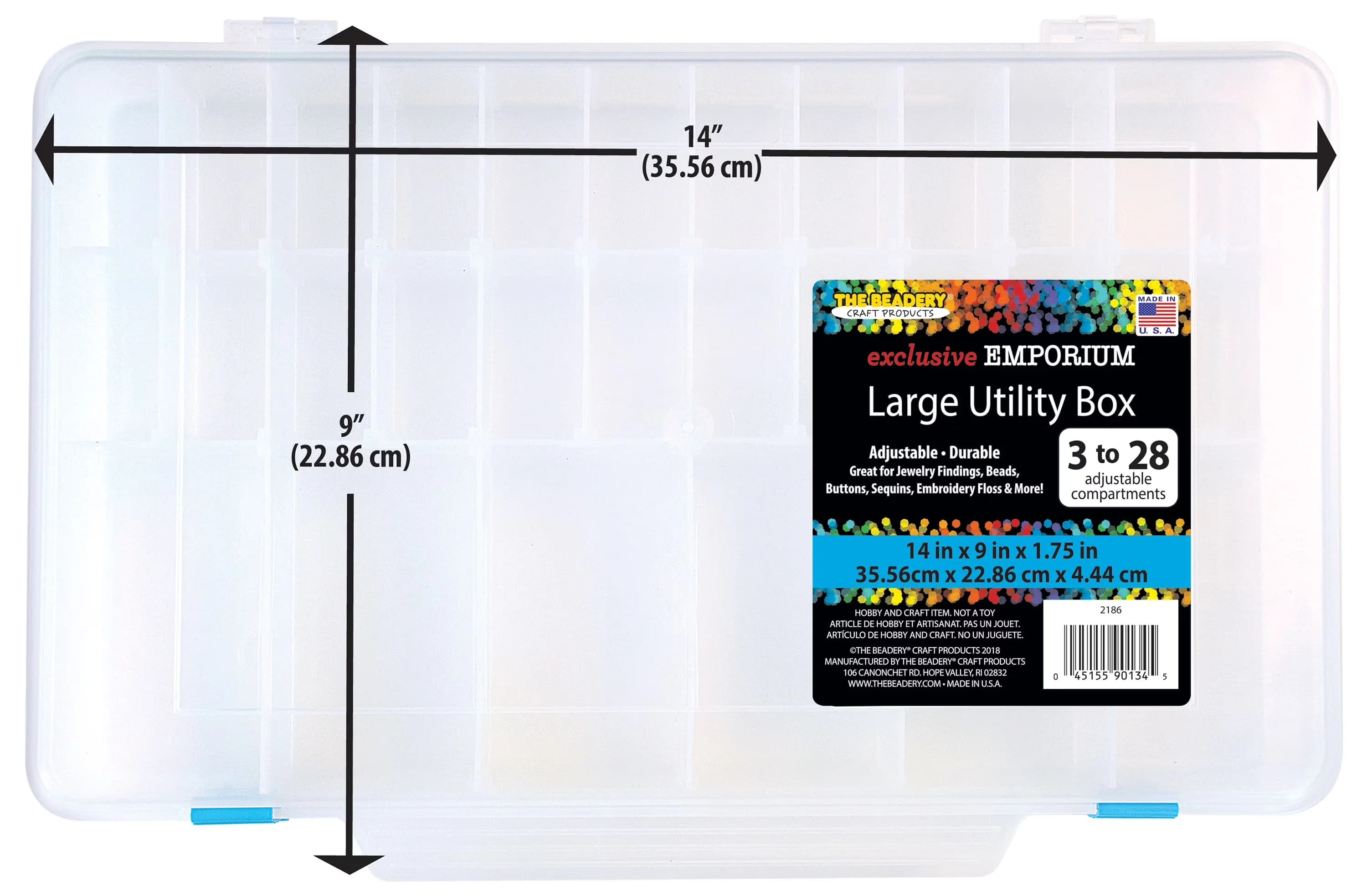 Garage Storage Supply Quality with Water-Resistant, Portable - Clear Plastic Model D00CC0