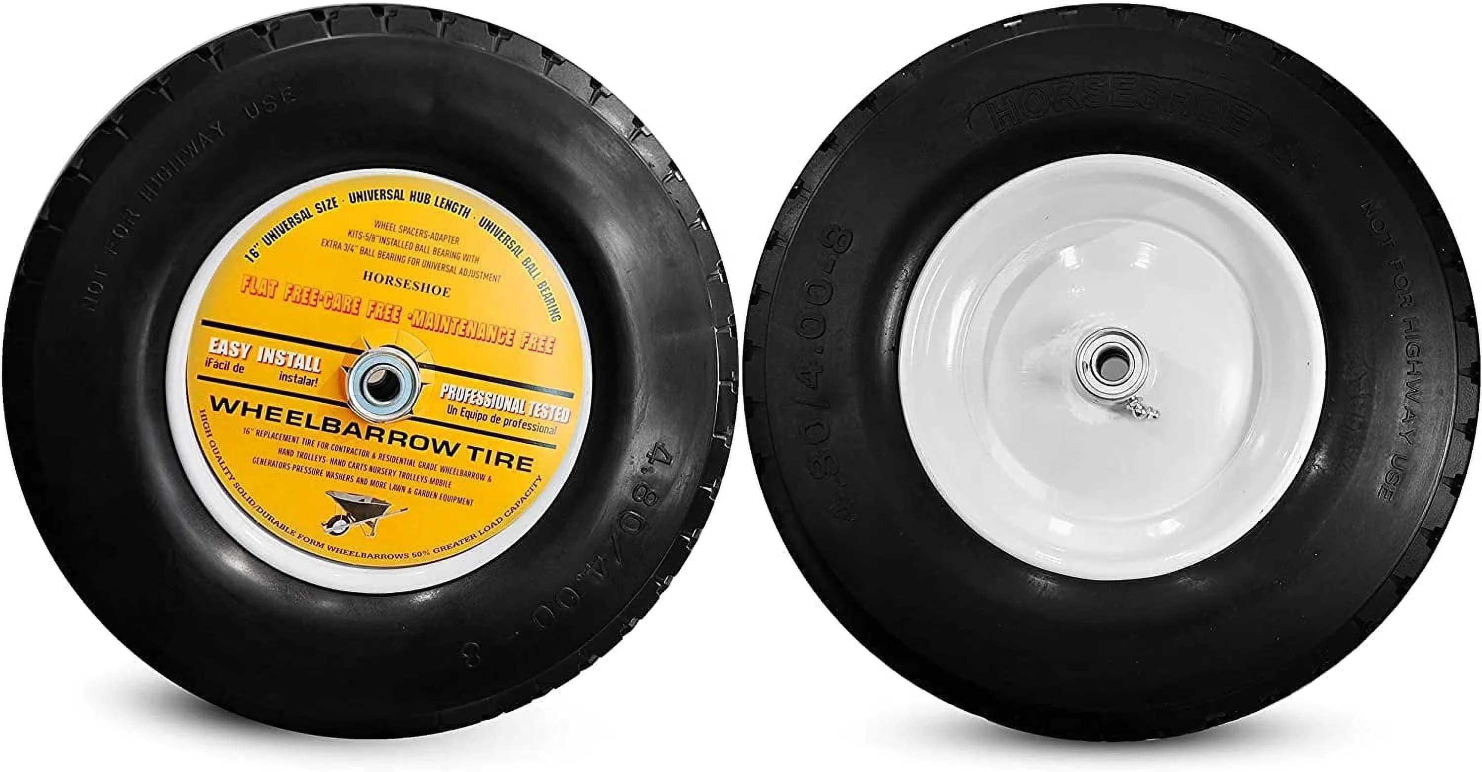 Lawn Mower Tire Innovative with Puncture Resistant, Size: 15" X 15" X 8", Exterior Finish Alloy Steel - Model 73AC62