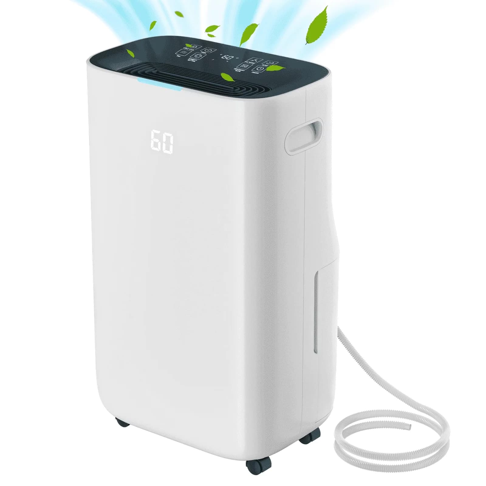 Dehumidifier Classic with Energy Efficient, 2025 Upgraded 80 Pint Max - White for Home Model 4E426A