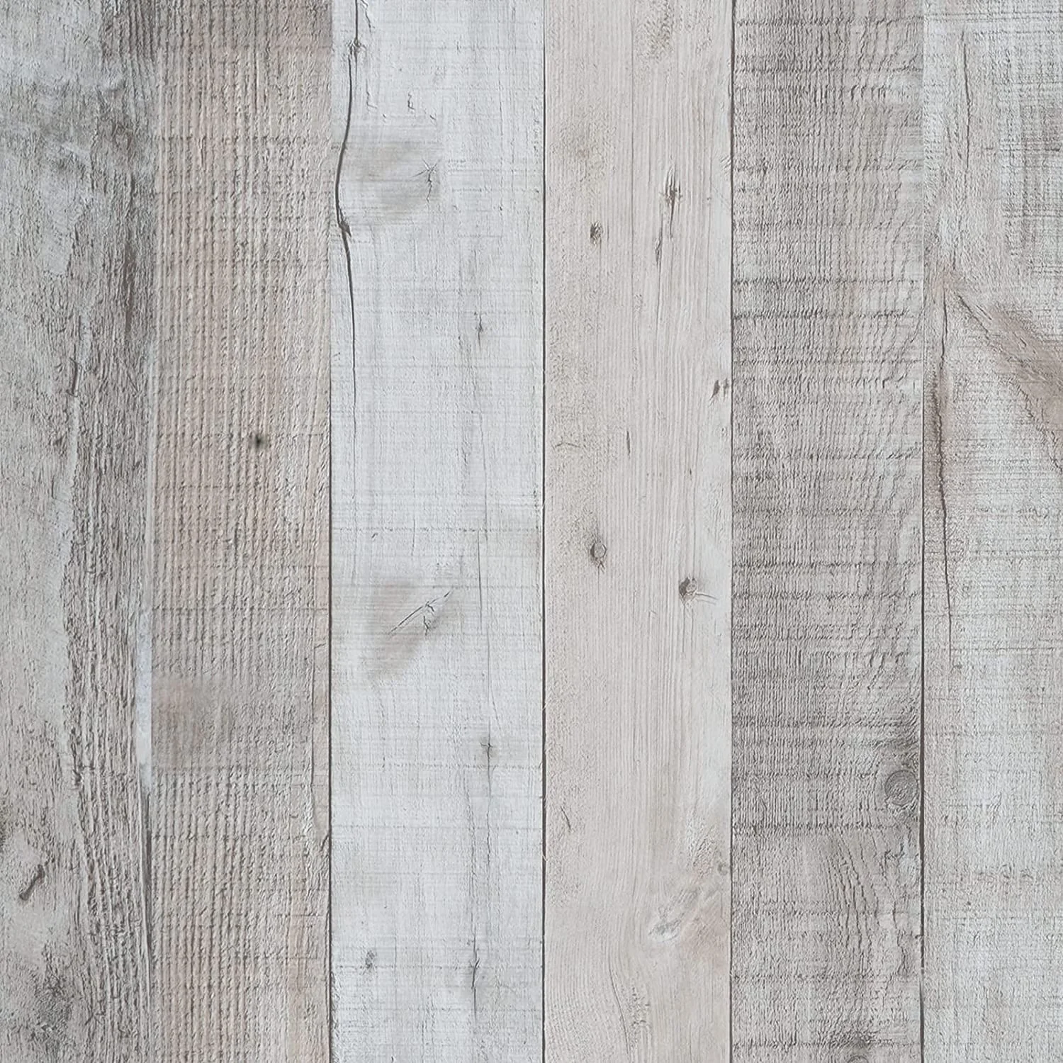 Wallpaper Versatile with Removable, Grey Wood Peel and Stick 17.71" x 394", Wood Plank Removable Contact Paper Wood - Pvc Grey Model ABE44E