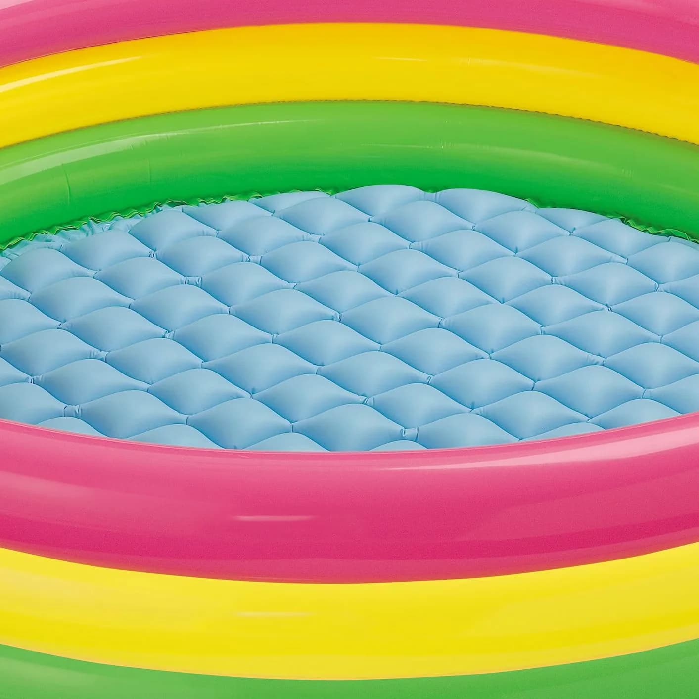 Compact Inflatable Pool with Warranty: 30 days, Pool allows for 9.5 inches of water, Constructed of durable, sturdy PVC vinyl -... Model 55220F