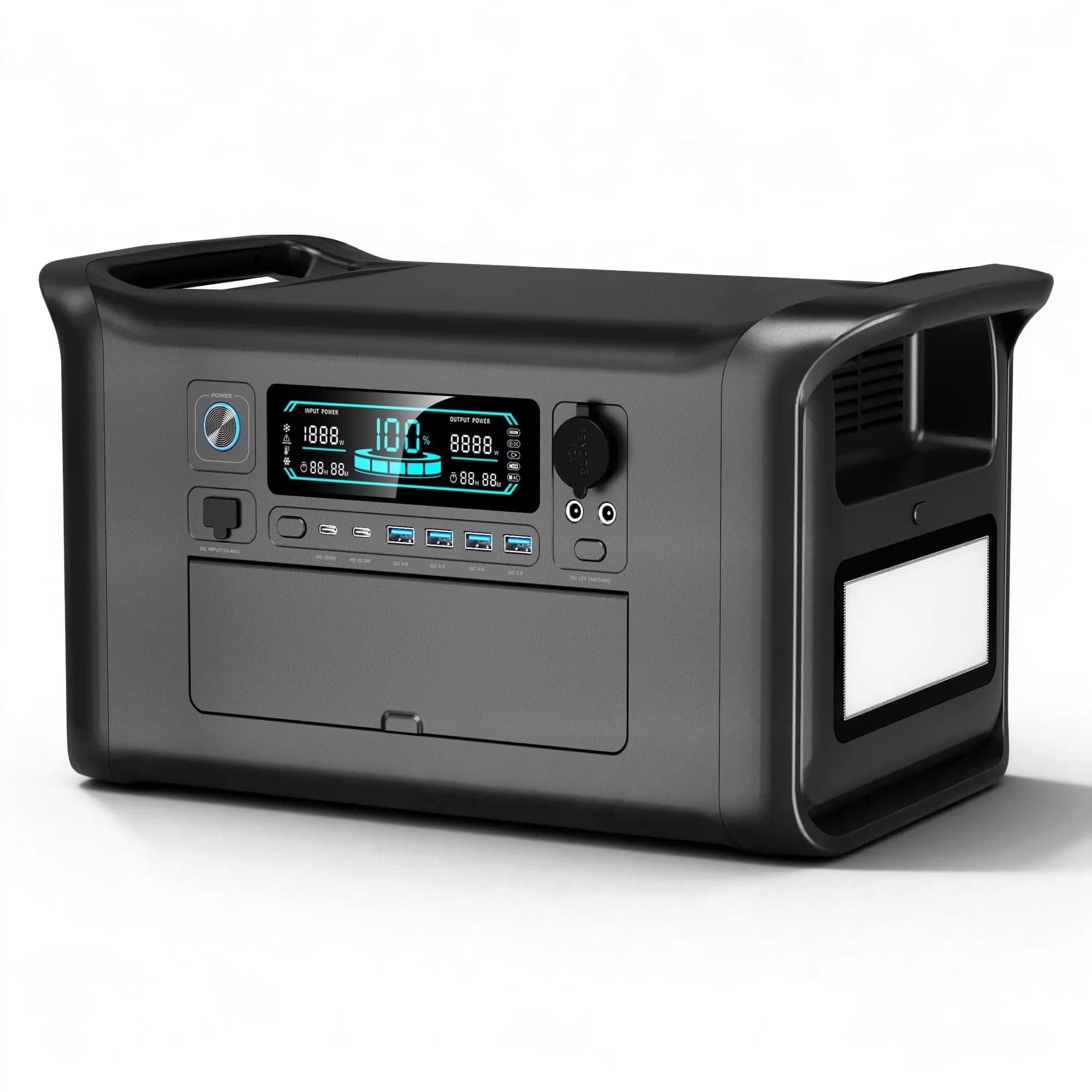 Generator Compact with 1600W, Usb Port, 1 Hr Fast Charge - Black AP1000 Model EA36DE