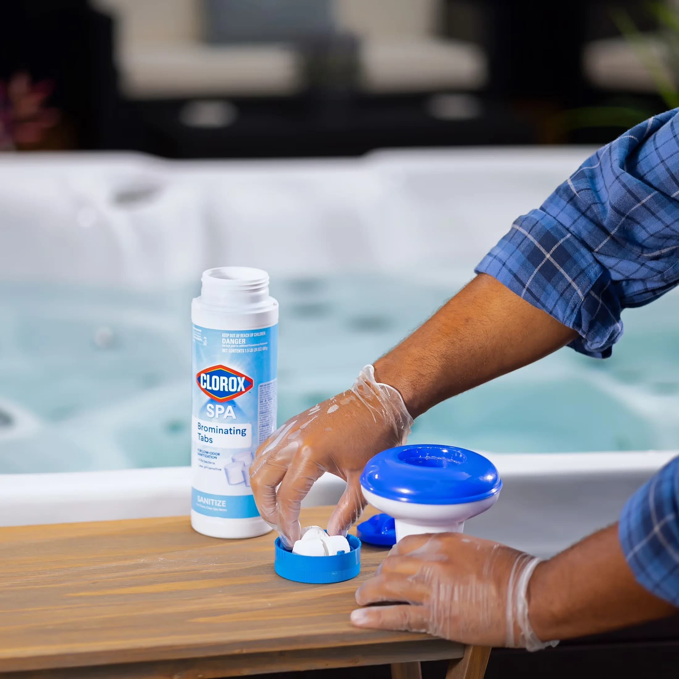 Hot Tub Versatile with Less pH sensitive, 5 lb, Kills bacteria in Hot Tubs and Spas - 5 lbs Model BF759D