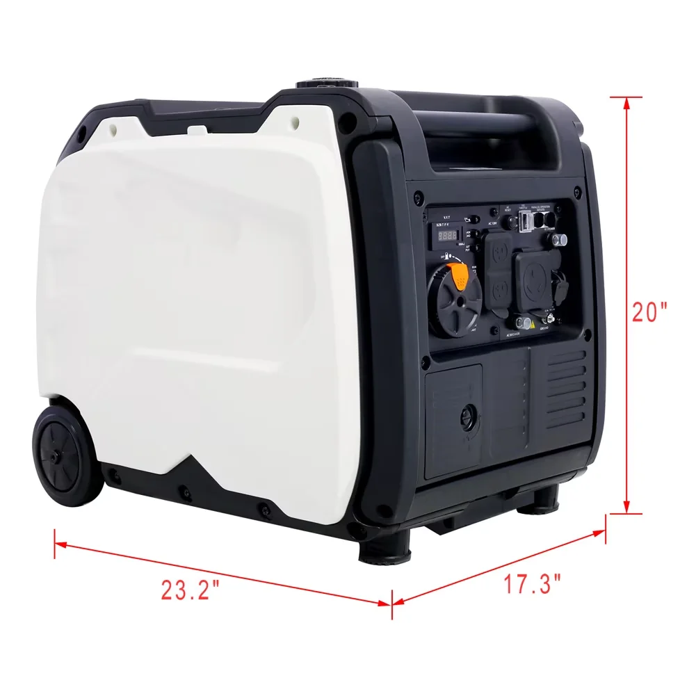 Generator Essential with 4500W, Electric With Foldable Handle And Wheels, Super Quiet - Model 130C1C