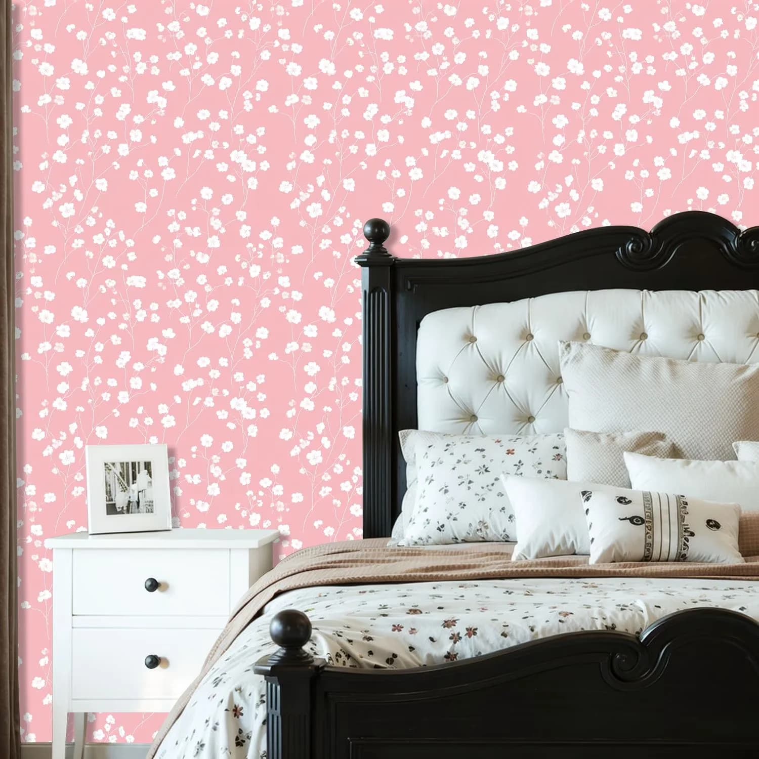 Quality Wallpaper with Waterproof - Vinyl 23.6"W x 118"L for Bedroom 6in Model 8626CC