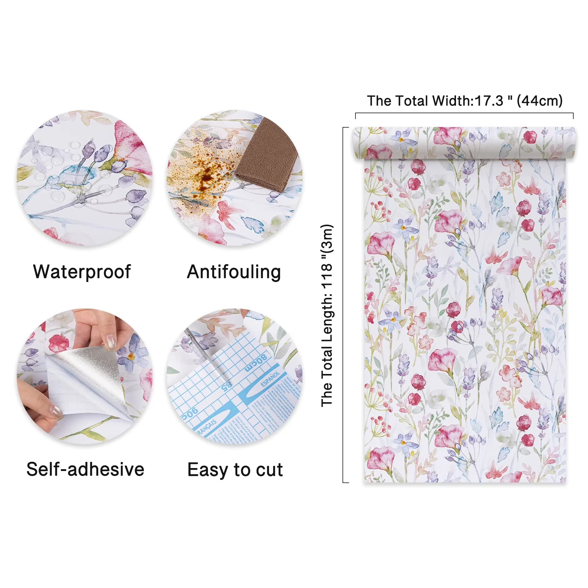 Reliable Wallpaper with Durable, Removable, Waterproof - White Pvc for Bedroom Model BAF3F0