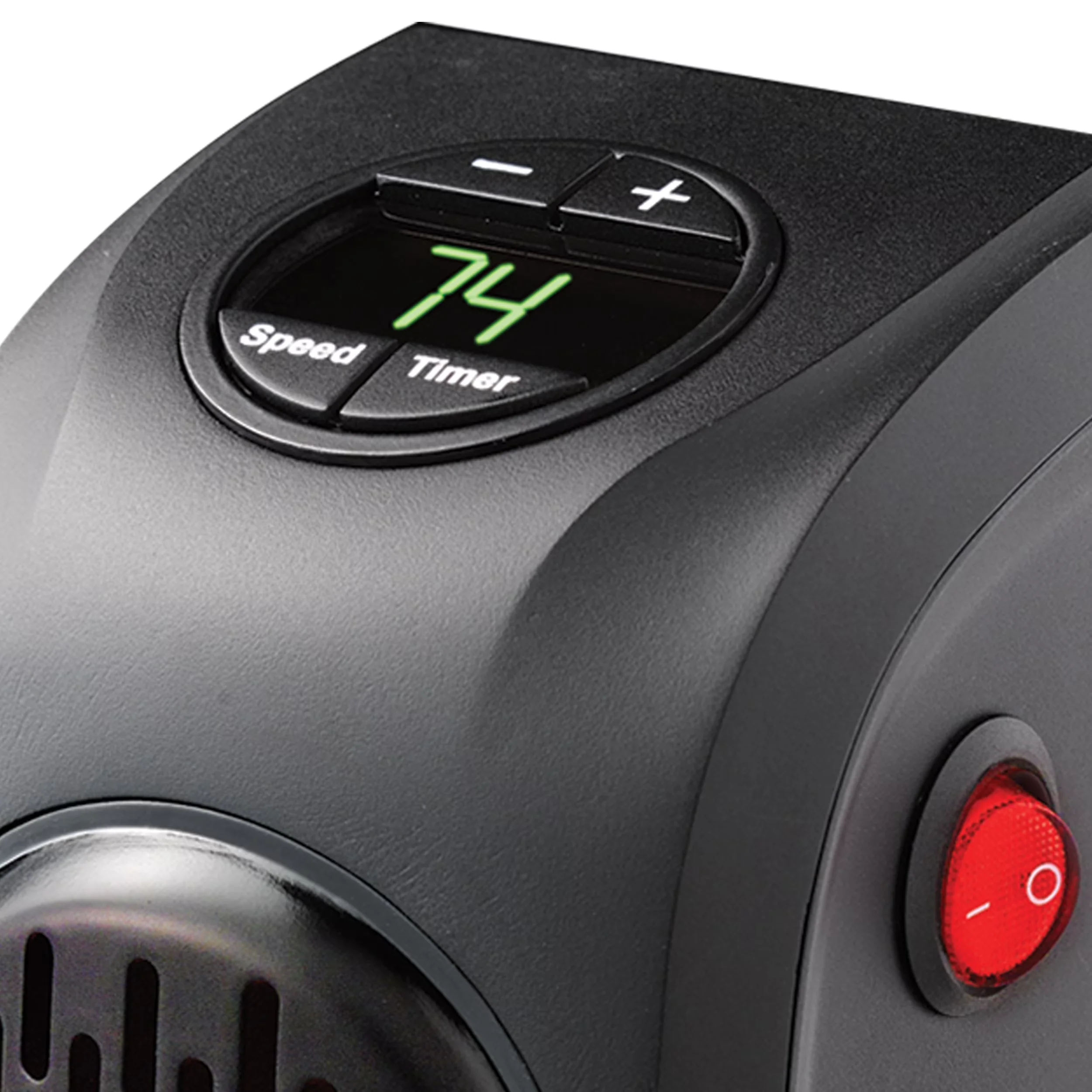 Portable And Electric Space Heater Modern with 350W, Temperature Controlled, Personal Ceramic - Black Model 0442CD
