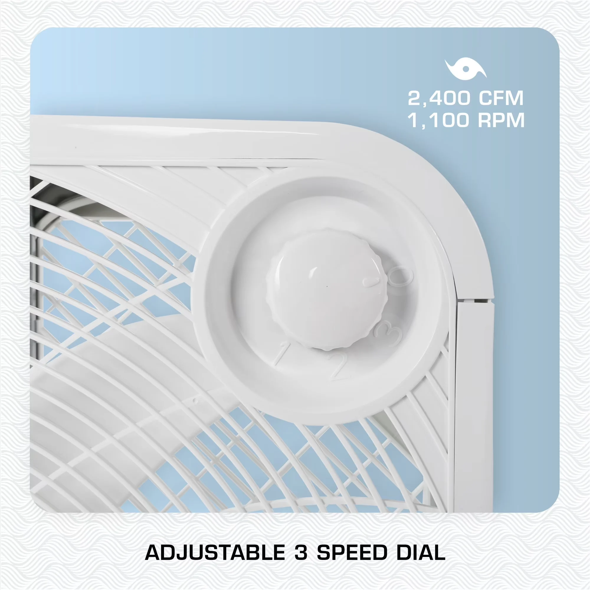 Durable Fans In Cooling with Material: Plastic - Open - Easy to Use Model 8DA243