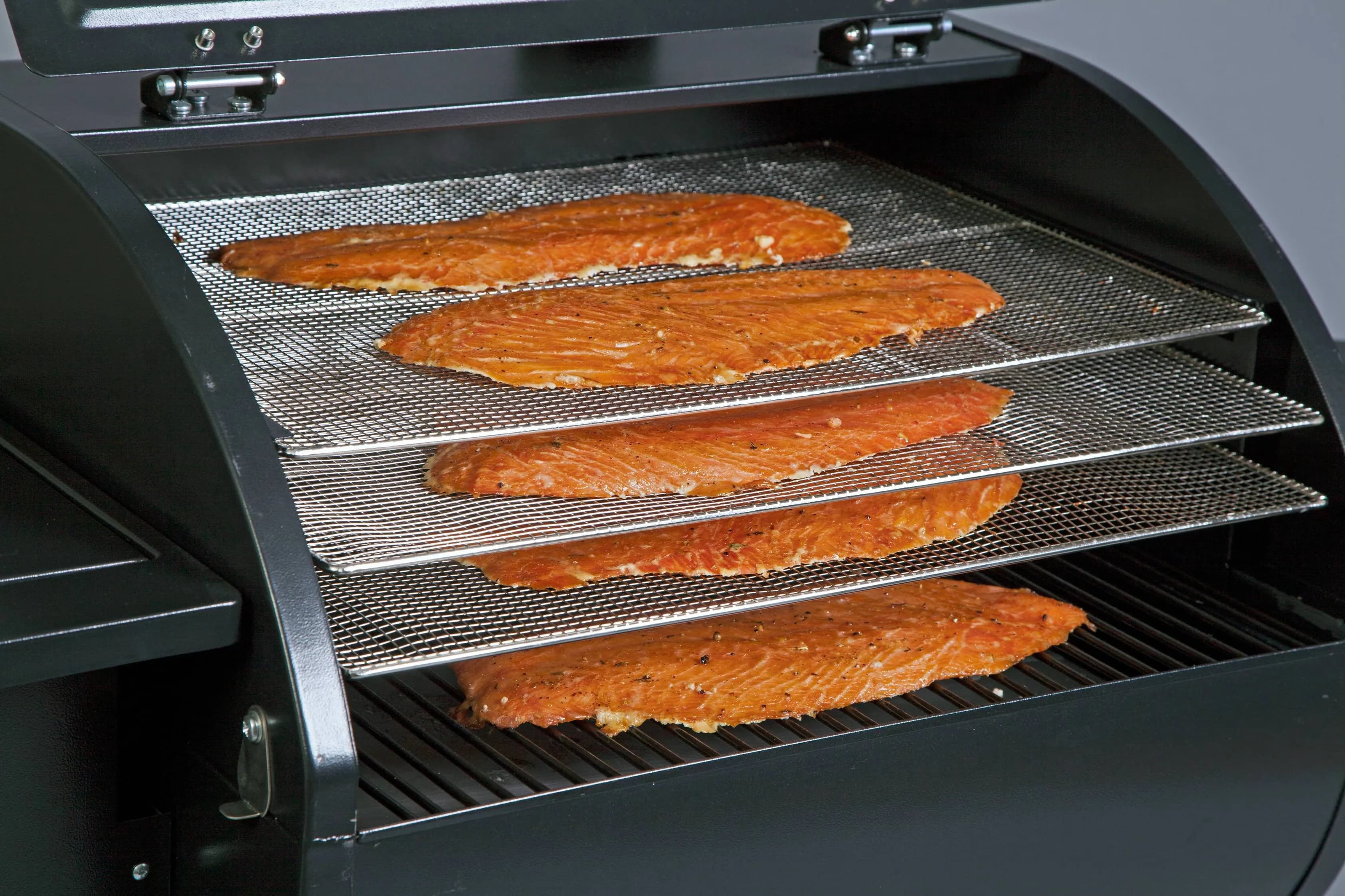 Smoker Reliable with Warming Rack, Frame simply sits inside smoke chamber - Silver Nickel-Plated Steel Model 885399
