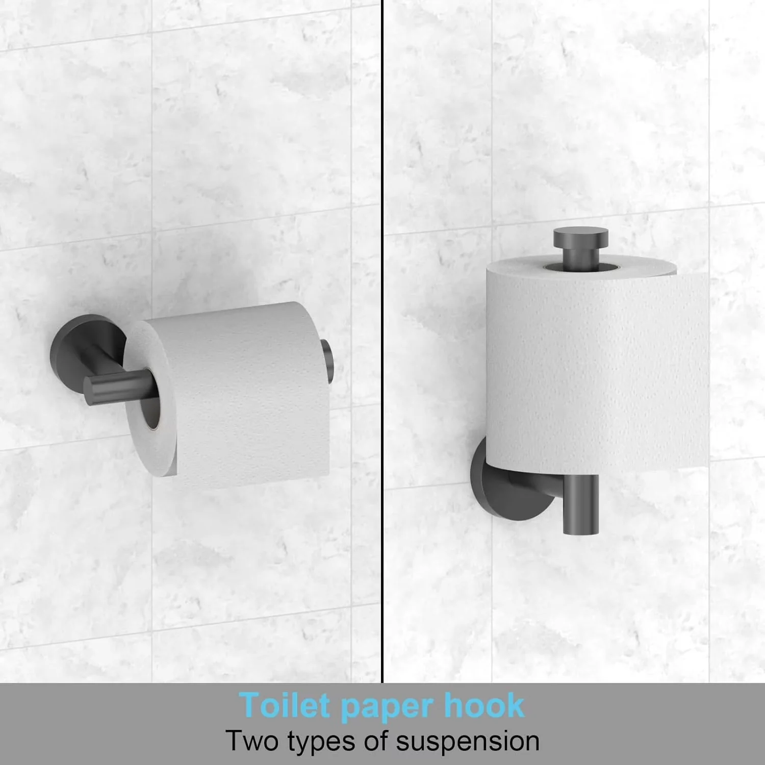 Plumbing Reliable with Rust Resistant, Modern, 7-Piece - Black Stainless Steel Model AA42F6