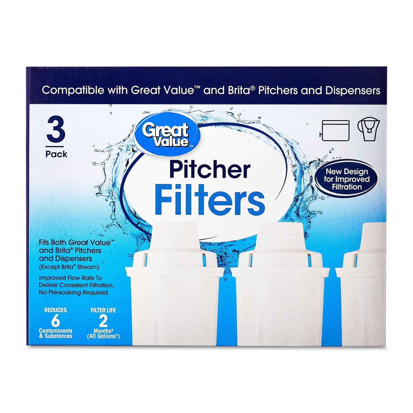 Sleek Water Filtration with Replacement, Filter - Industrial Grade Model 931D10