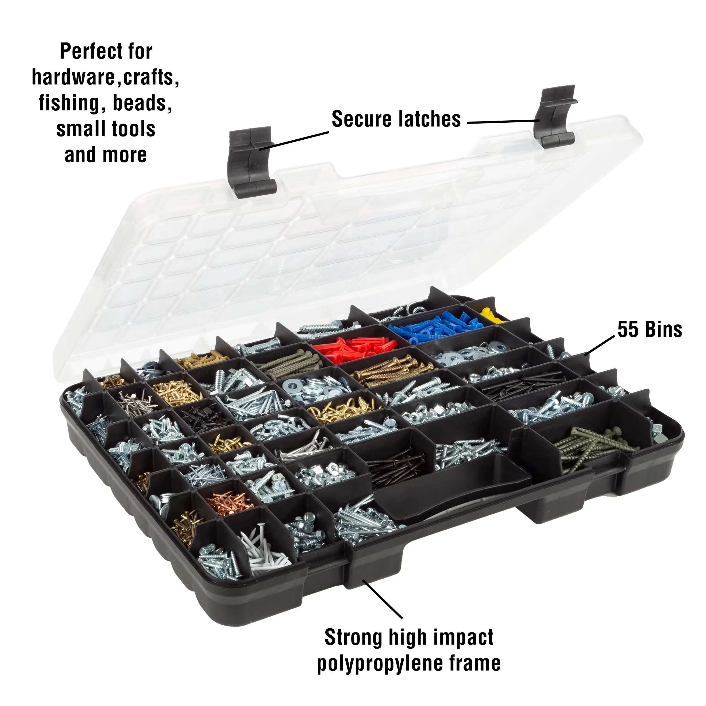 Garage Storage Supply Premium with Tool Organizer, Portable, Storage - Plastic Black Model 434AAE