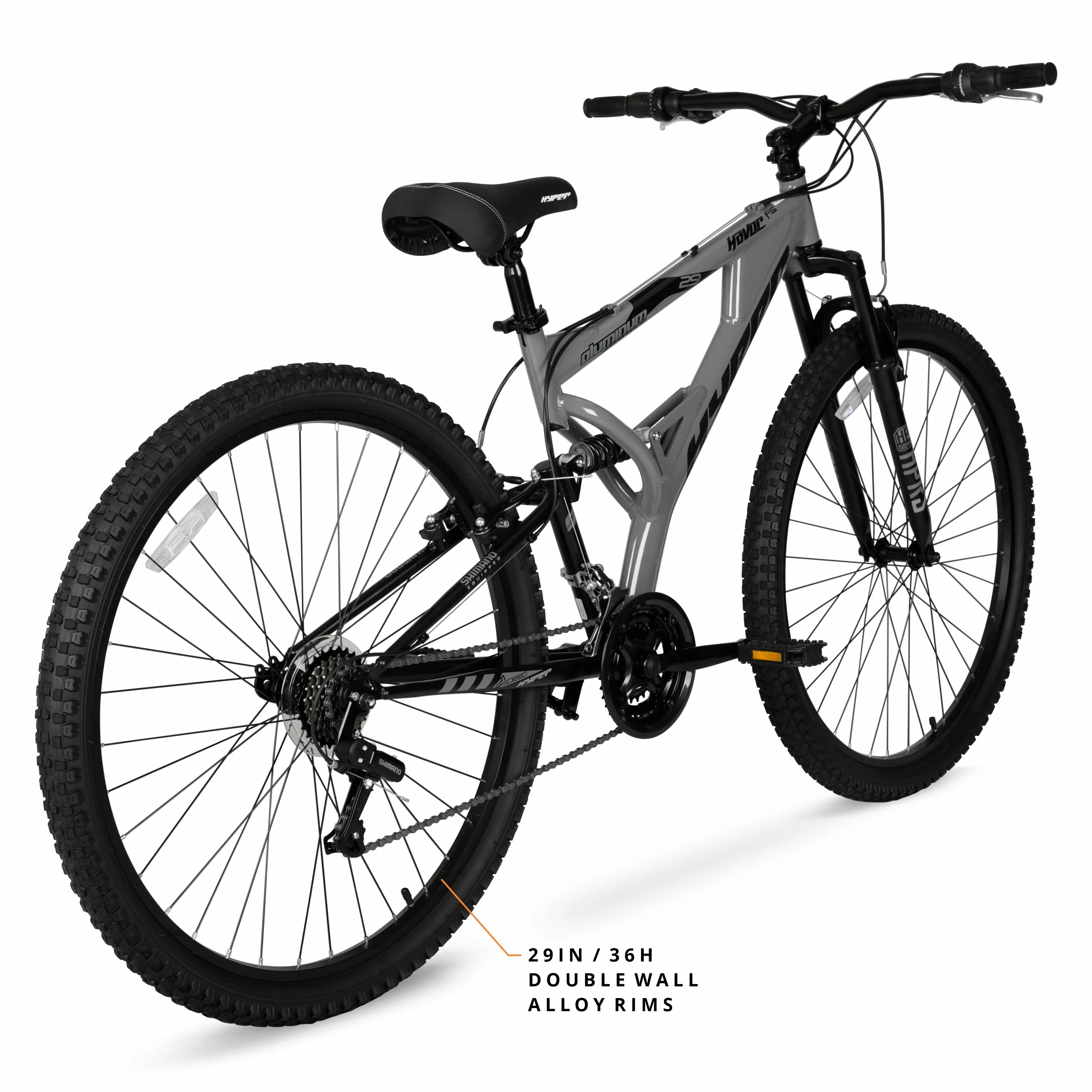 Innovative Mountain Bike with Adjustable Seat Height, Lightweight - Gray Model 8B6650