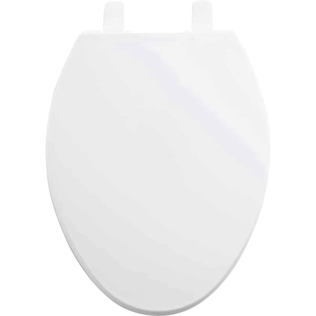 Reliable Toilet Seats And Lid with Quick Release, White - Plastic Brevia Model 1020AF