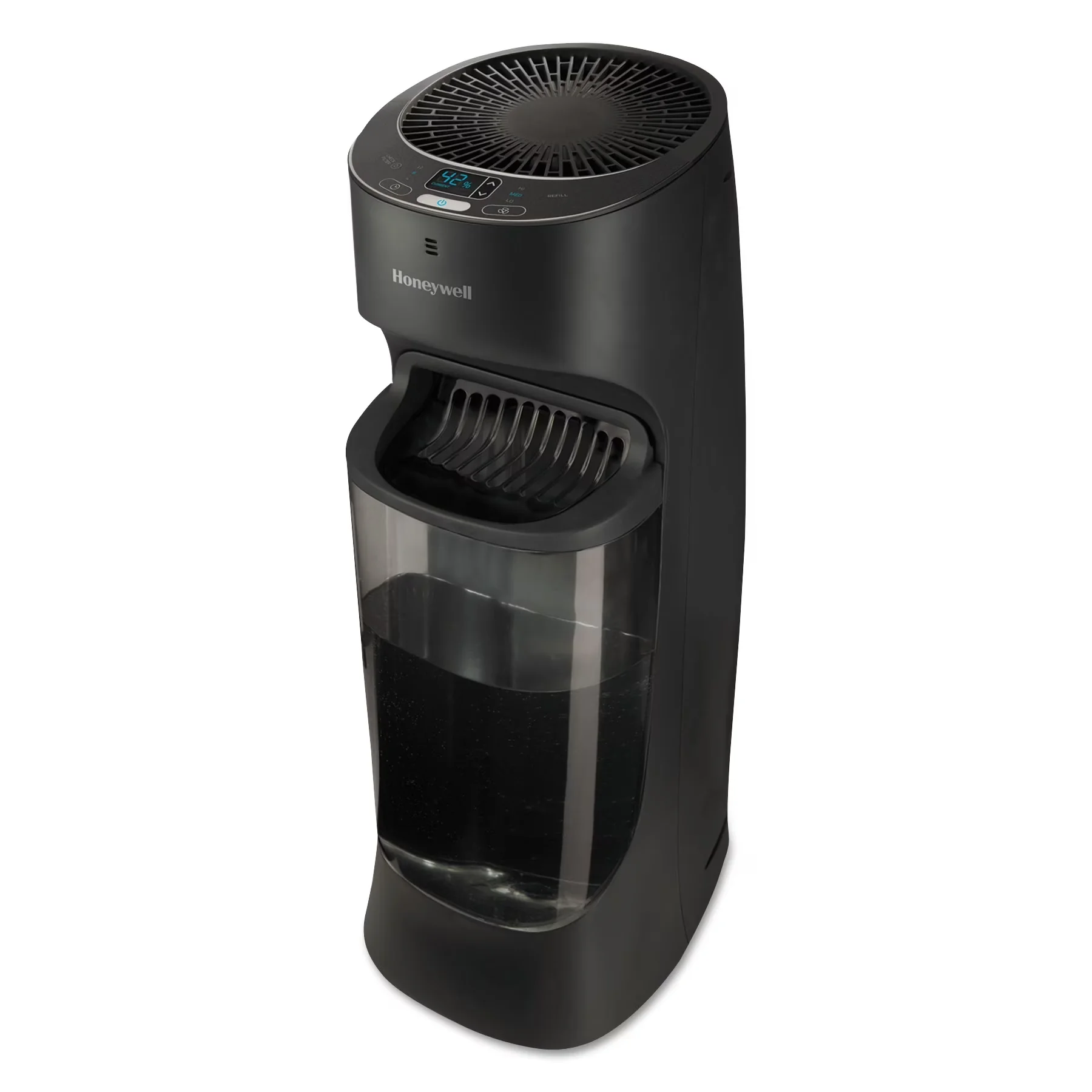 Classic Humidifier with 8W, Timer, 1.7 Gal - White, Black Open - Reliable Performance Model E947AE