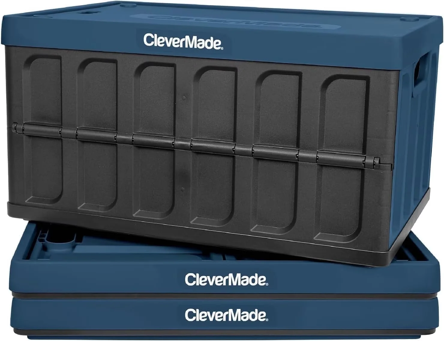 Classic Garage Storage Supply with Folding, Stacking - Polypropylene Blue Model 50CCA1