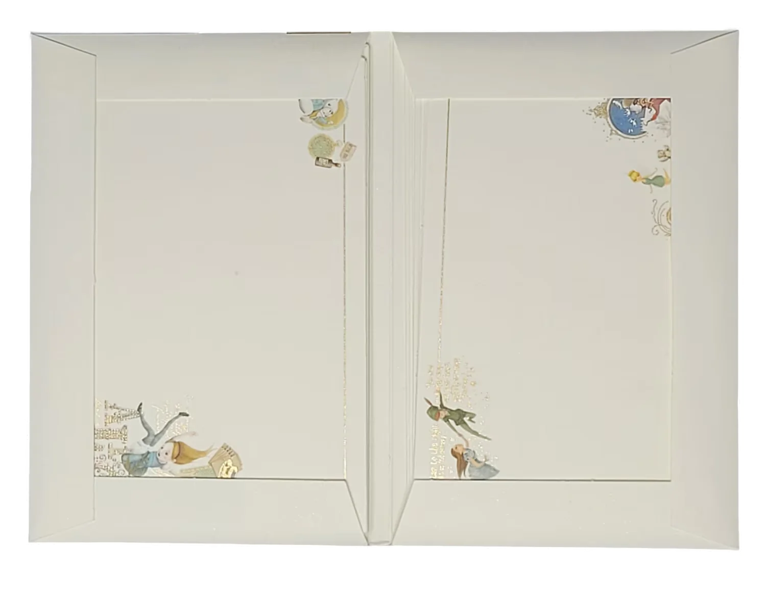 Professional Moving with Medium Flat Cards and Envelopes, Flat cards without text., Ivory uncoated paper. - Model 410CFE