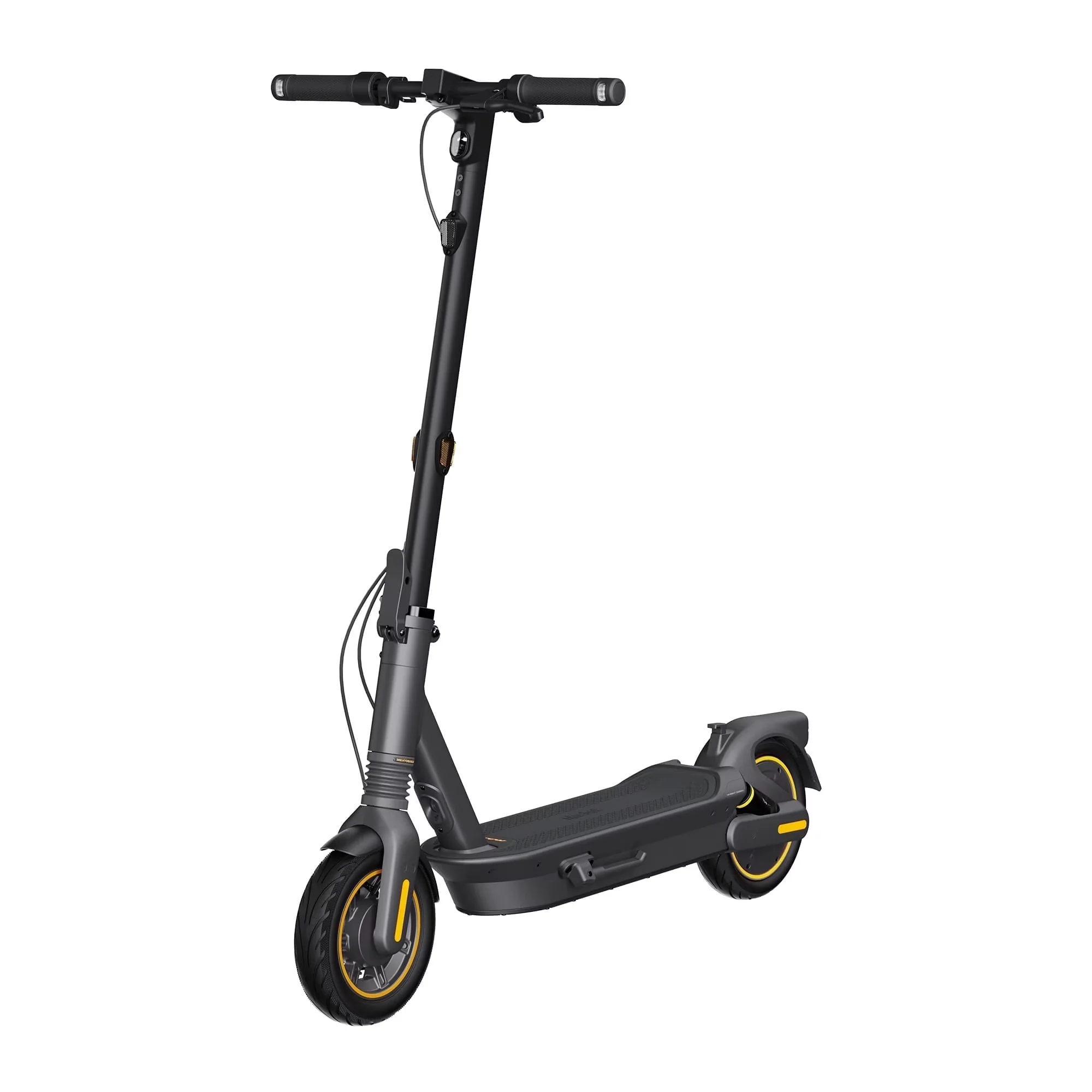 Classic Scooter with Foldable, Teens and Adults, 43 Miles Max Range - Stainless Steel Model 631E2B