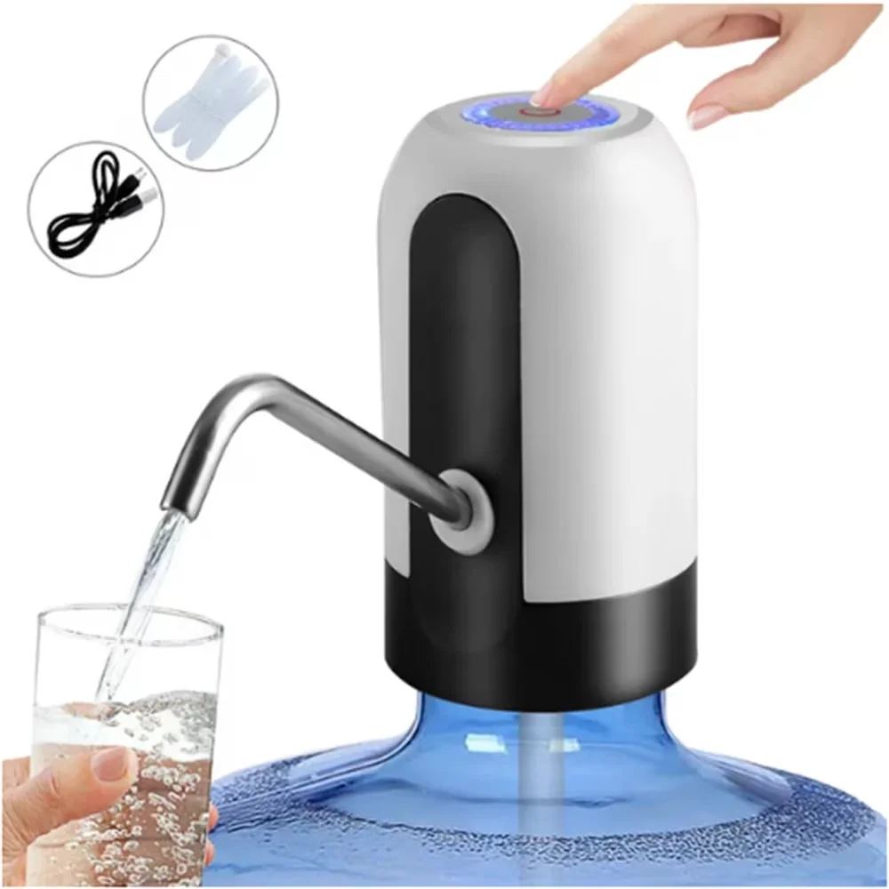 Durable Water Filtration with Portion Control, USB Charging Top Loading Cooler - Black Plastic Model F362FE