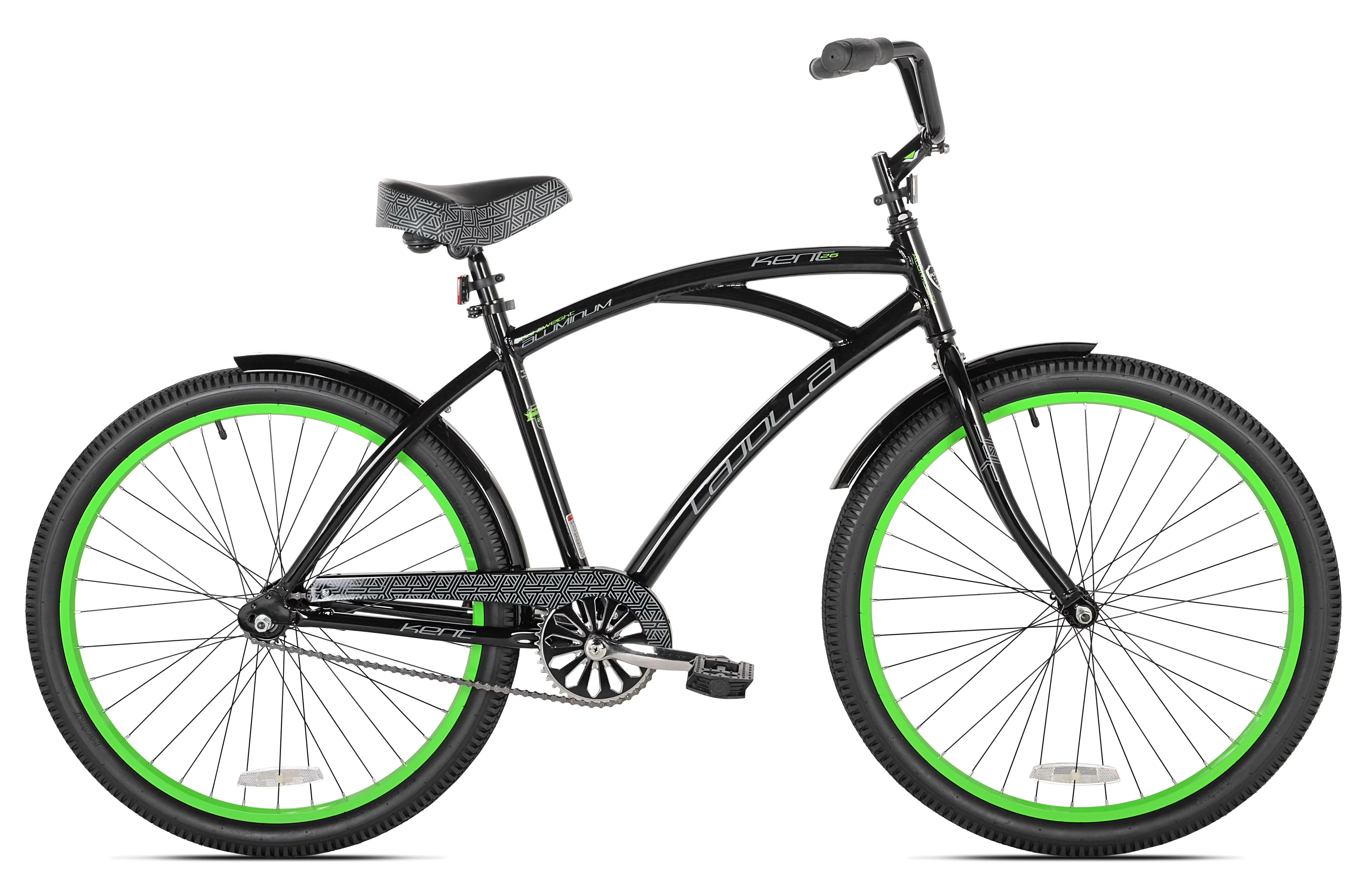Premium Cruiser Bike with Lightweight, Adjustable Seat, Adult Ages 13+ - Green Model C29C0E