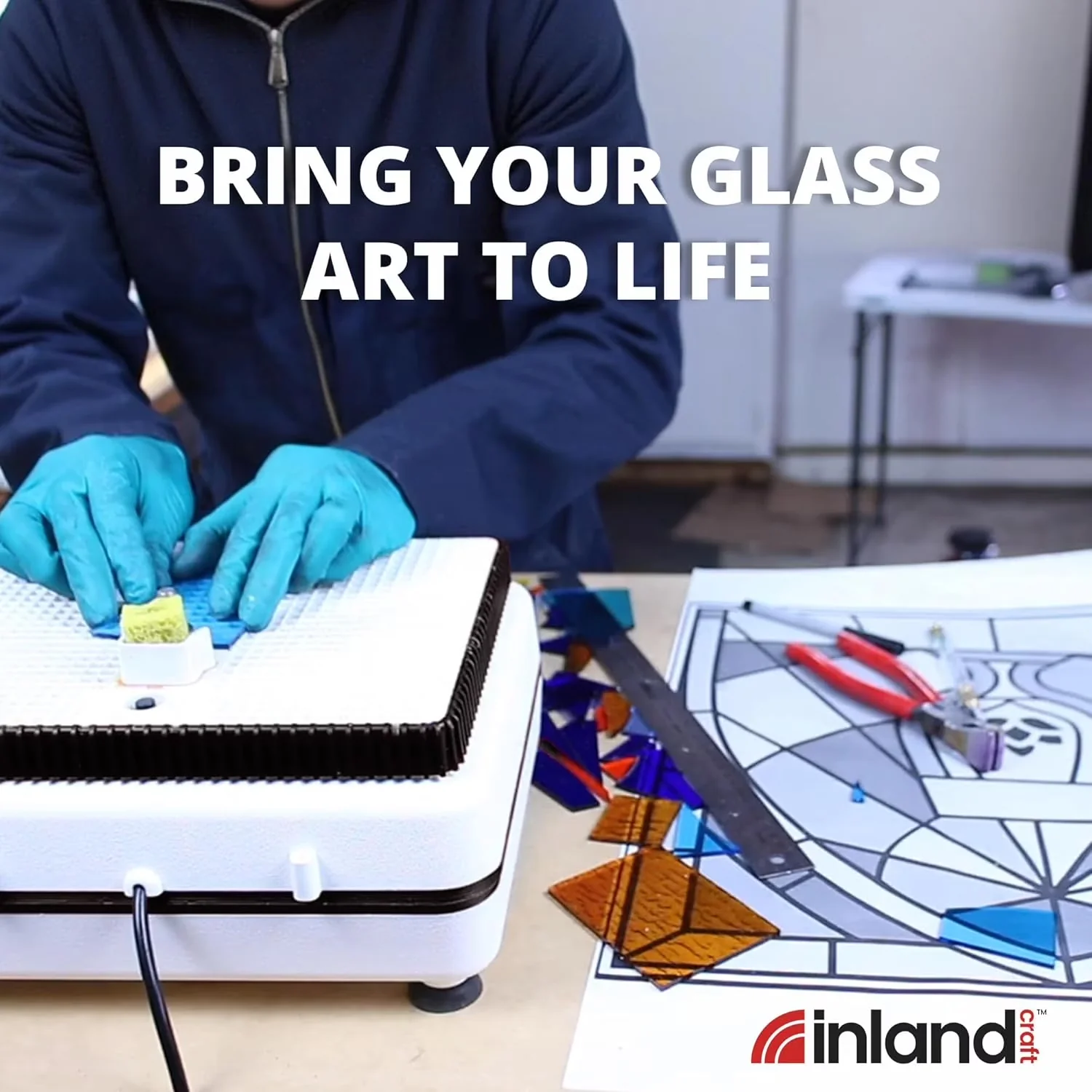 Premium Woodworking with Anti-Rust, Lightweight - White Glass - Standard Series Model C0C549