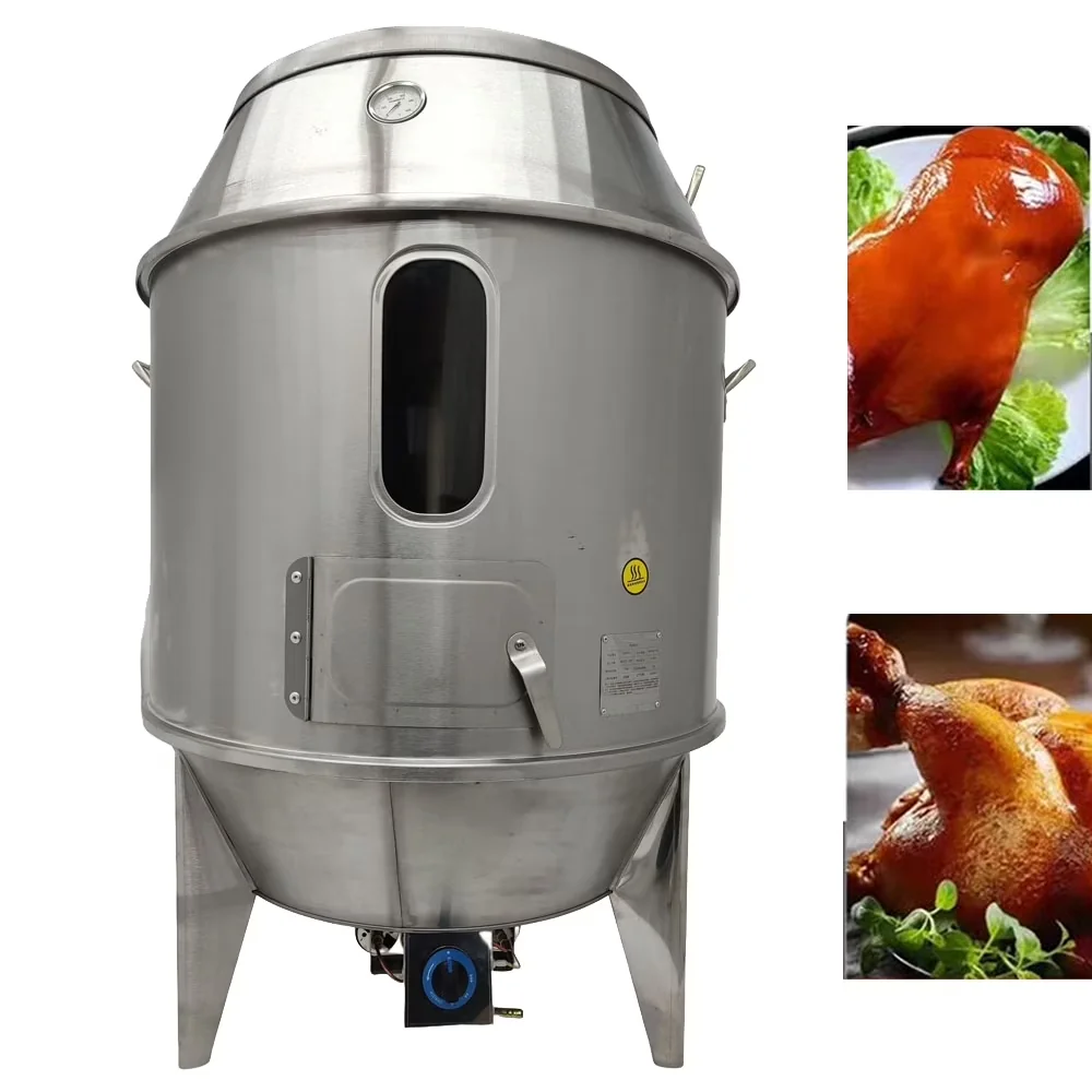 Smoker Efficient with Heat Thermometer - Silver Stainless Steel Commercial Model 5EC9A5