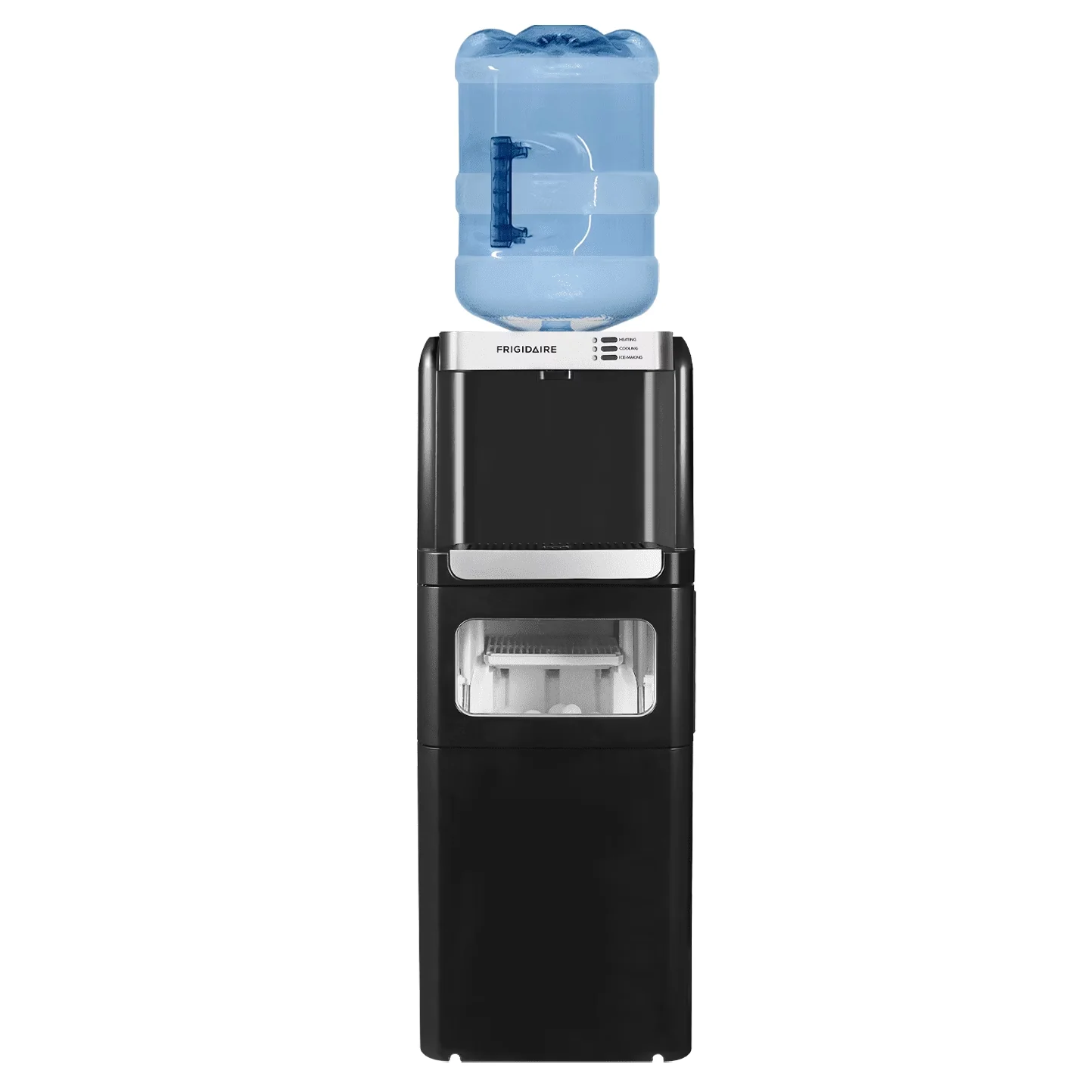 Modern Water Filtration with Child Safely Lock, Temperature Control, Black - Stainless Steel Black Model 6243F2