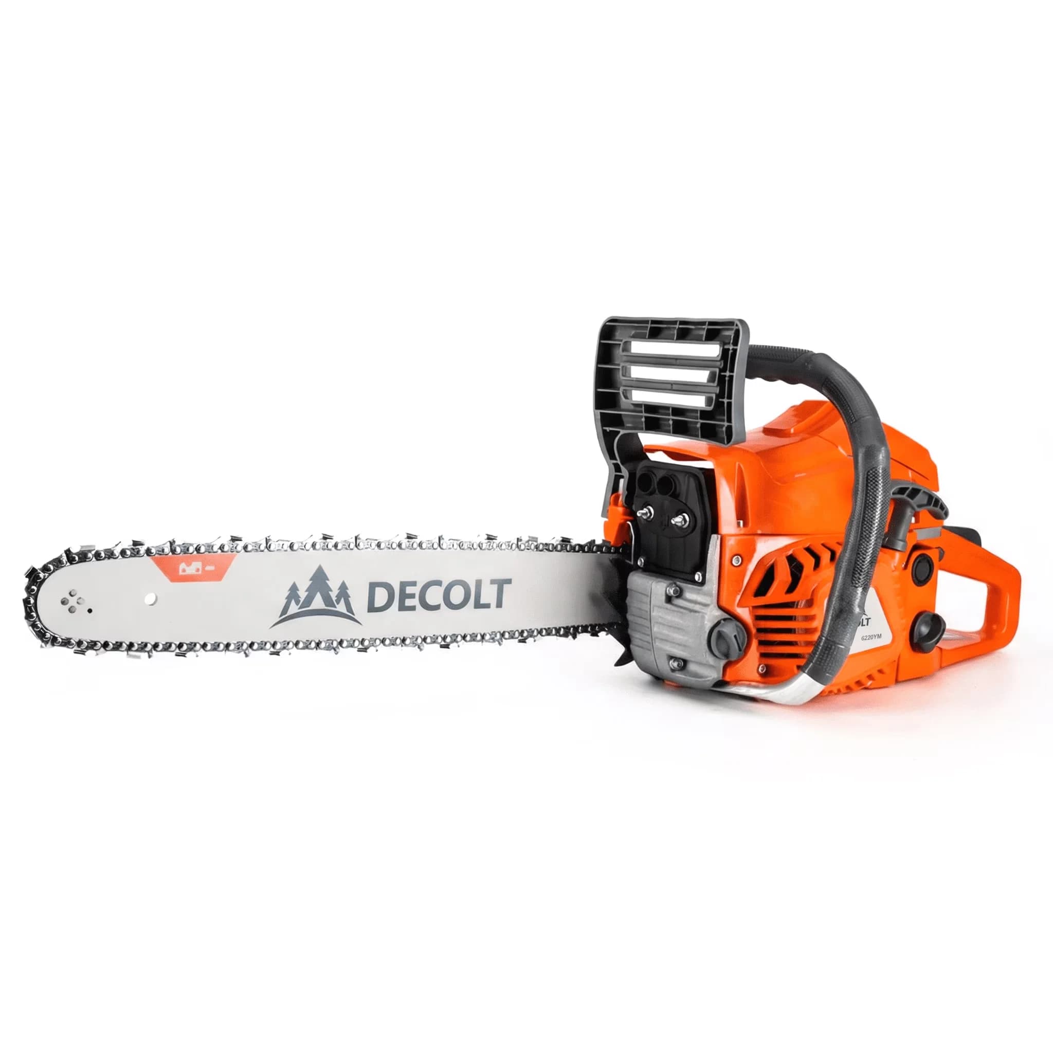 Essential Chainsaw with Automatic Chain Oiler, 62CC Gas 20” Powerful 2-Stroke Gasoline - Orange Model F93EAC