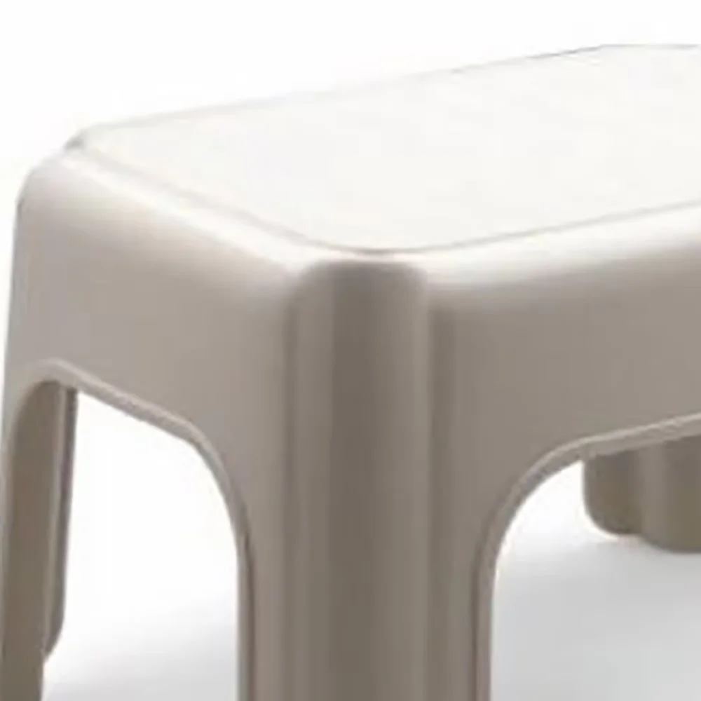 Quality Ladders And Step Stool with Anti-Slip, Tan, Supports a maximum of 300 pounds - Beige Plastic Model C5CF4A