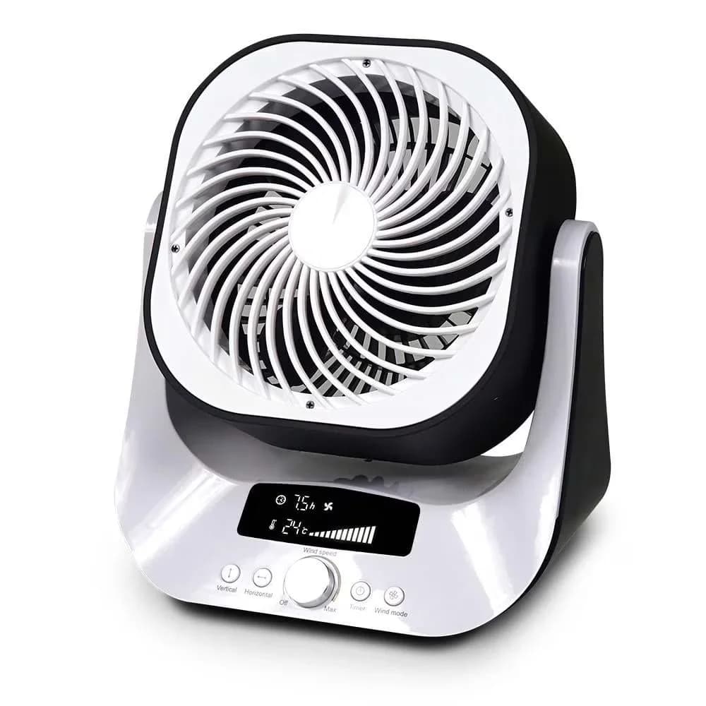 Fans In Cooling Durable with Oscillating, Rotating Head, Led Display - Plastic White Model 692DDF
