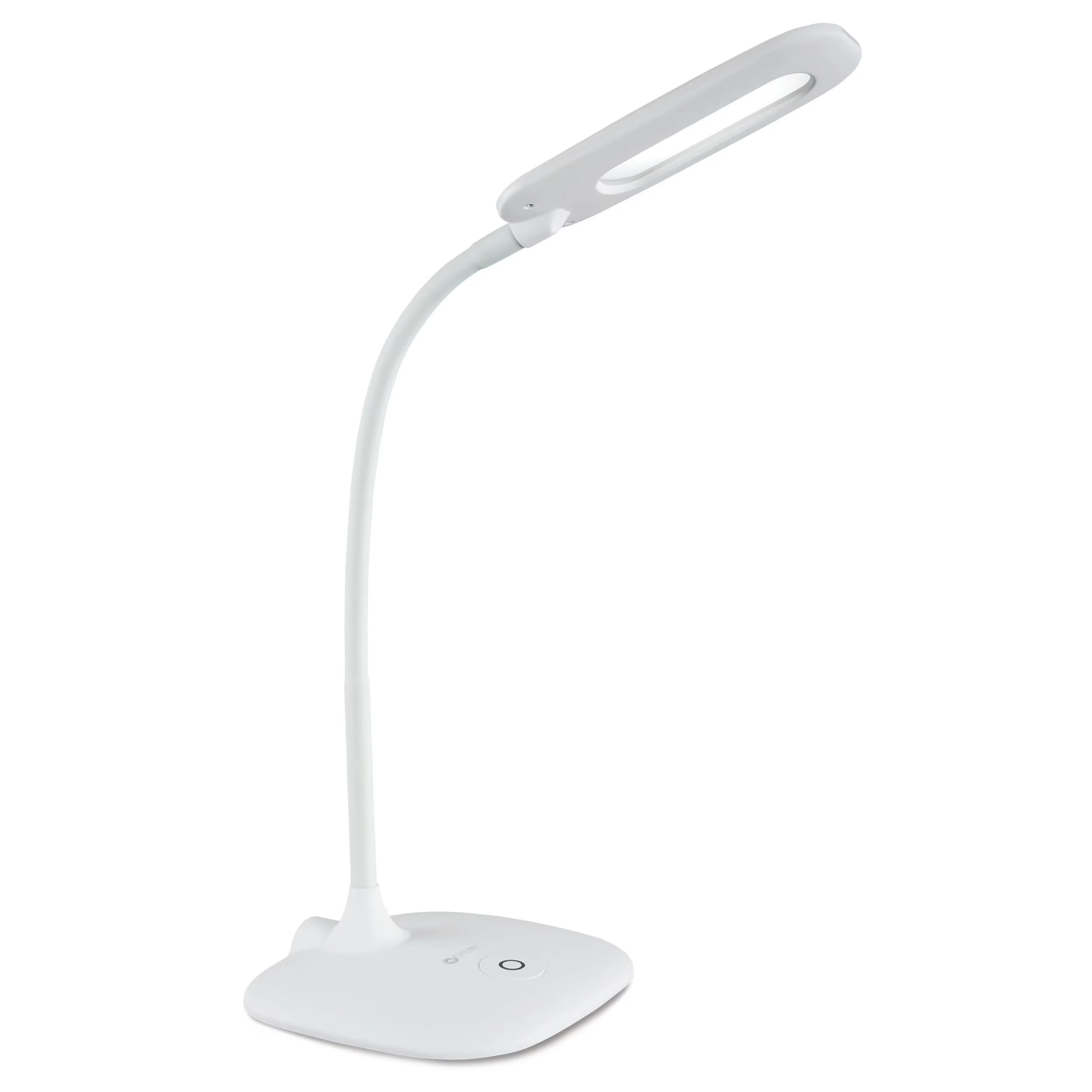 Versatile Desk Lamp with LED, Task Lamps, Energy Efficient - Plastic White for Home Office Model DE6882