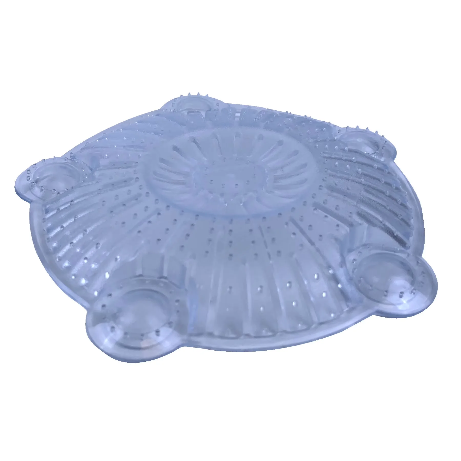 Bathroom Renovation Premium with Shower Drain Hair Catcher, Flexible Design - Clear 5.39" Dia Model 695634
