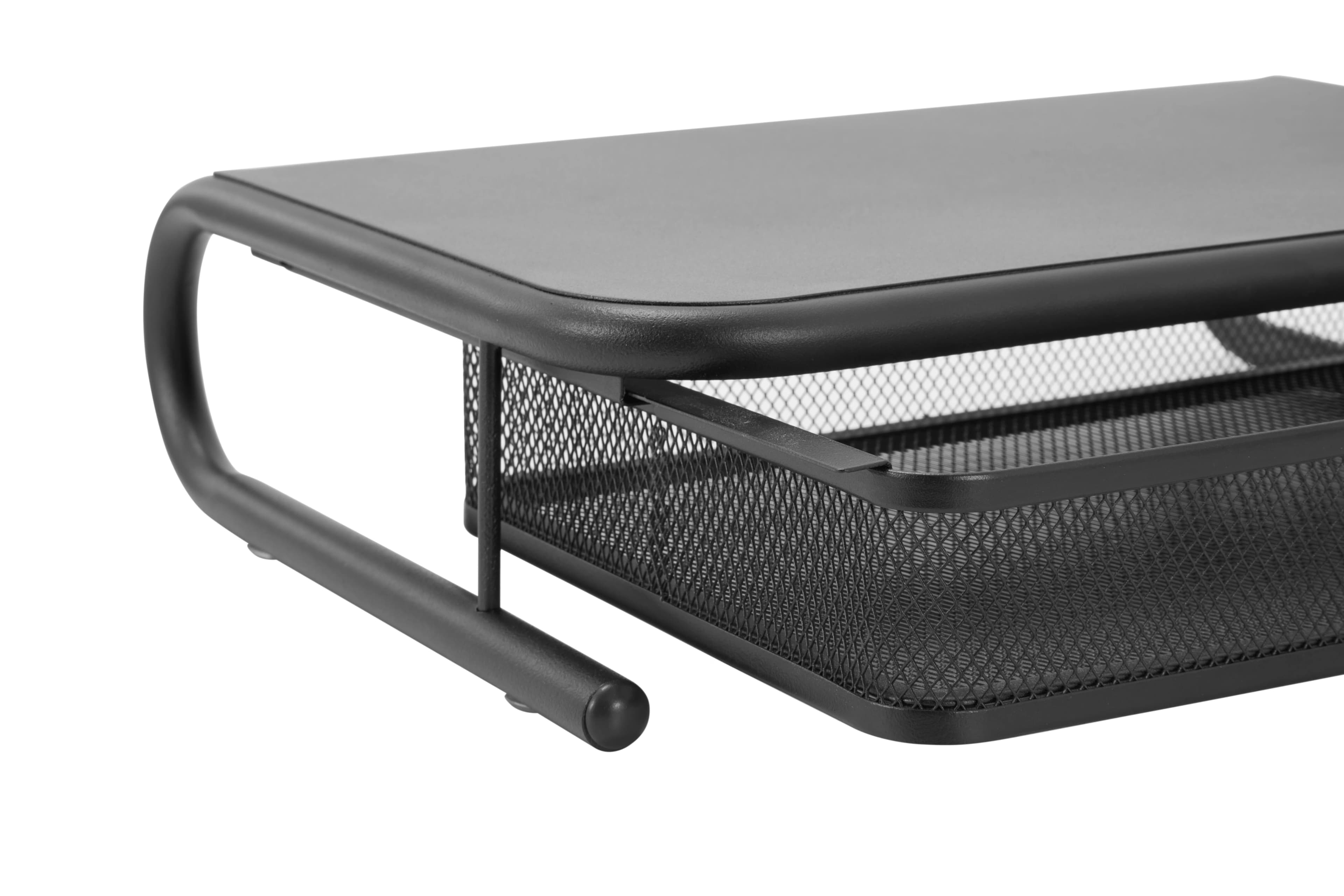 Modern Home Gym with Mesh Monitor Stand - Black Steel Gear - Residential Grade Model BBEDC4