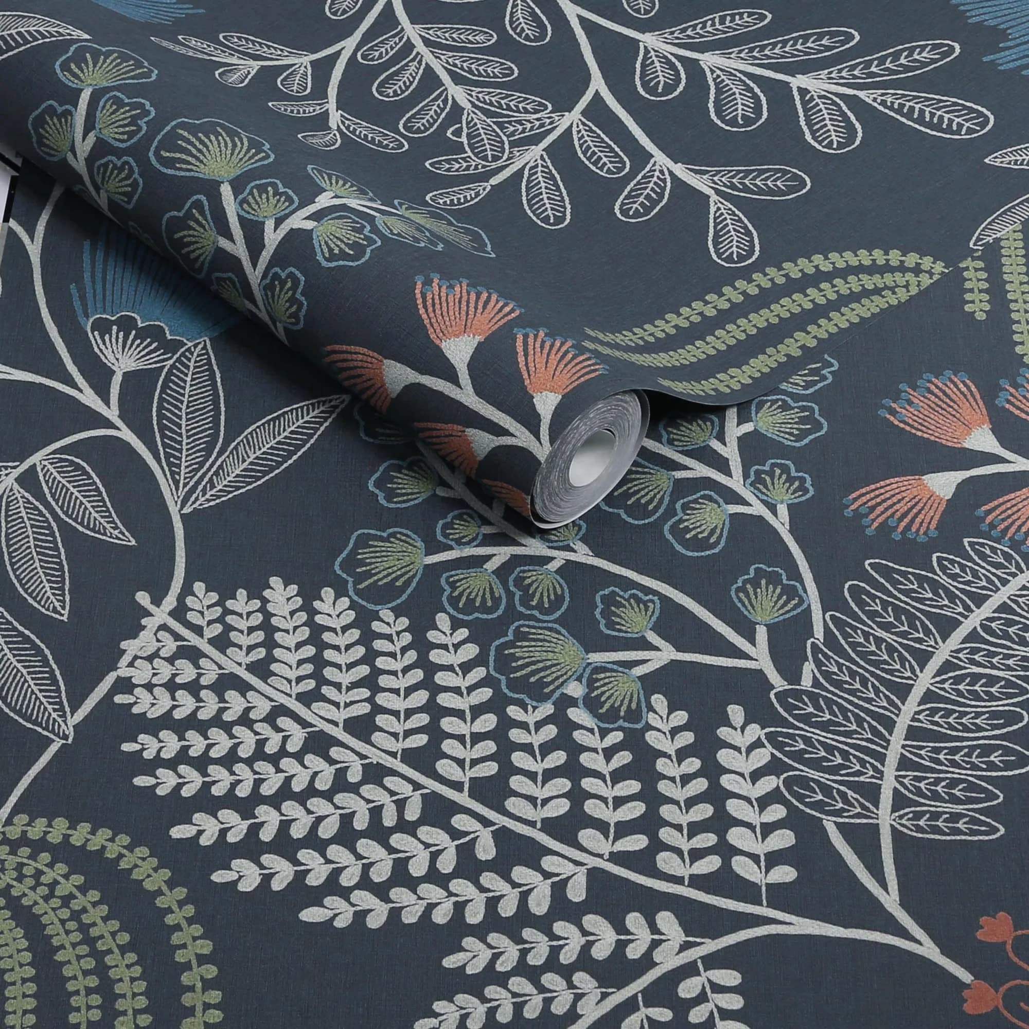 Essential Wallpaper Wall Decals Wall Covering with Removable, Richmond Navy - Blue Non-Woven Model CDE30E