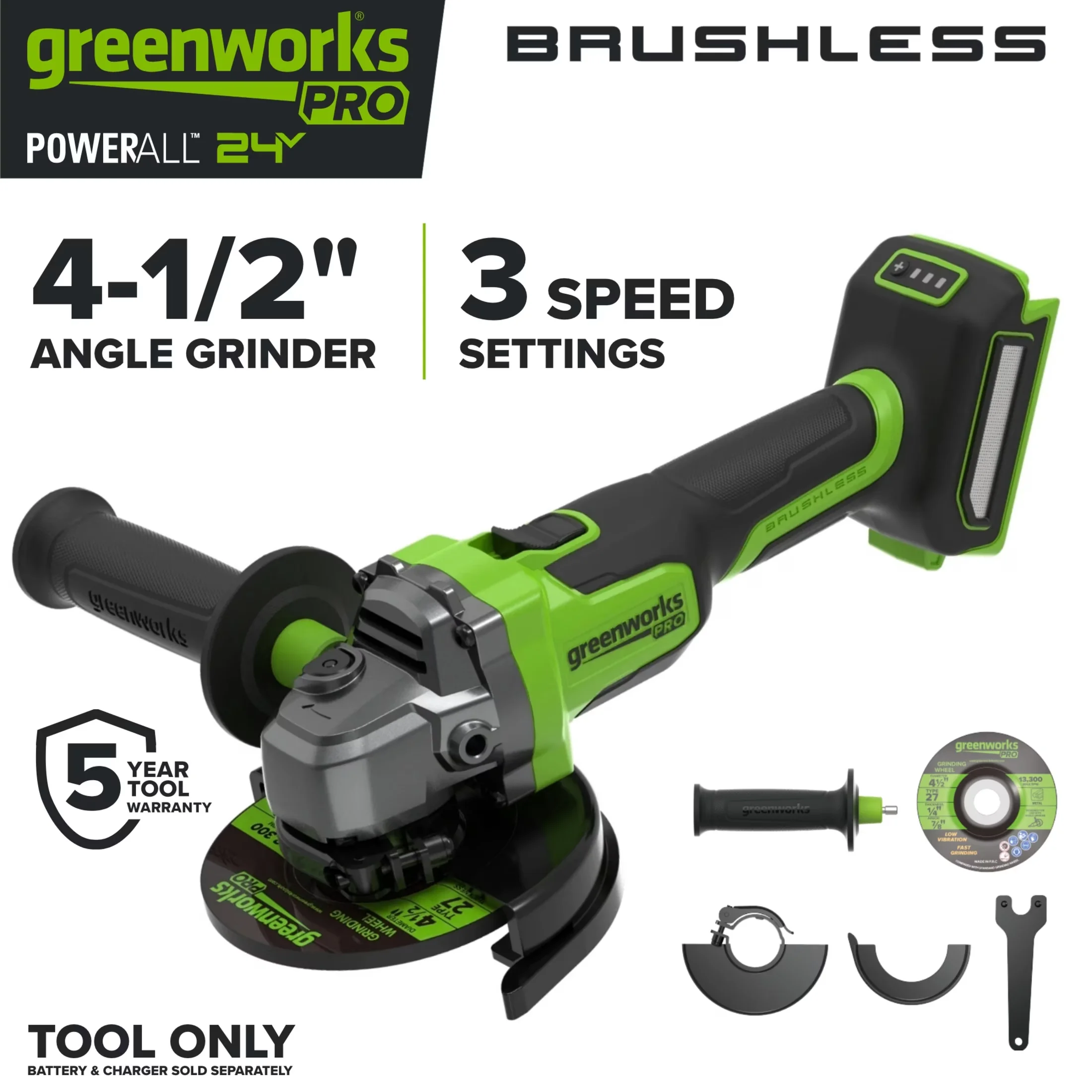 Classic Woodworking with Battery, 24V, Tool Only for Home and Office - Model A38BB5
