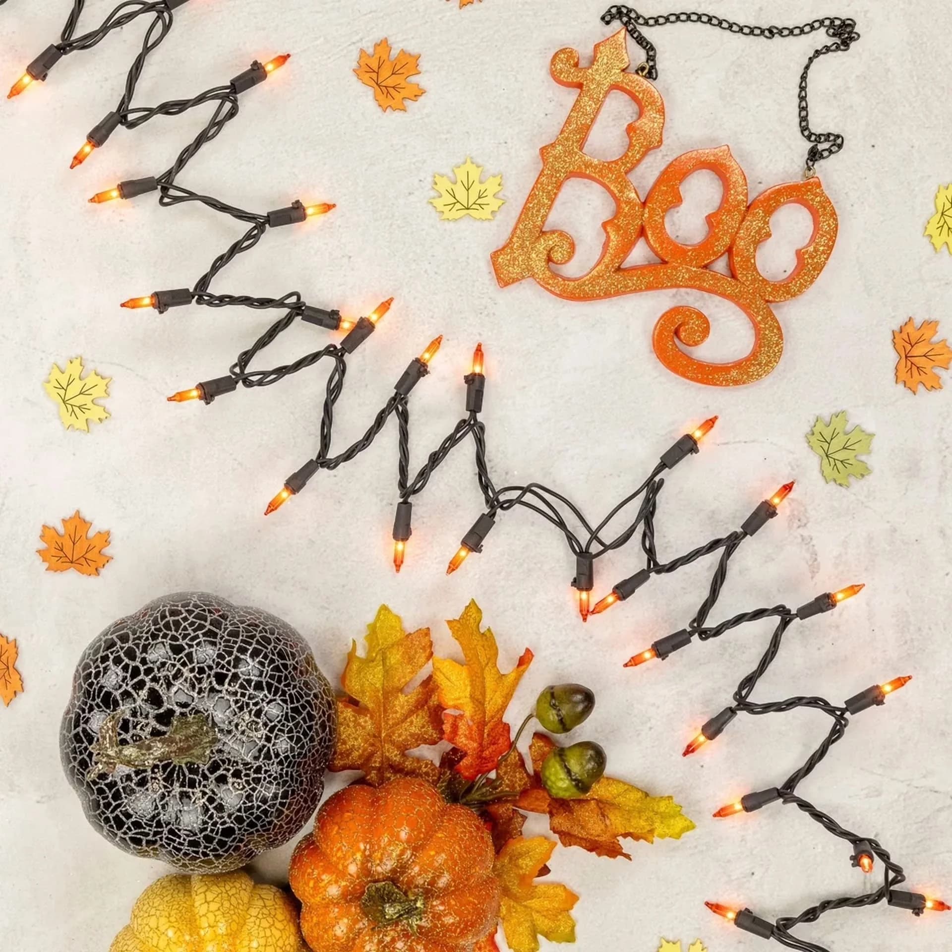 Novelty Light Modern - Black, Orange, Multicolor 25Ft - Long-Lasting Performance Model 089E68