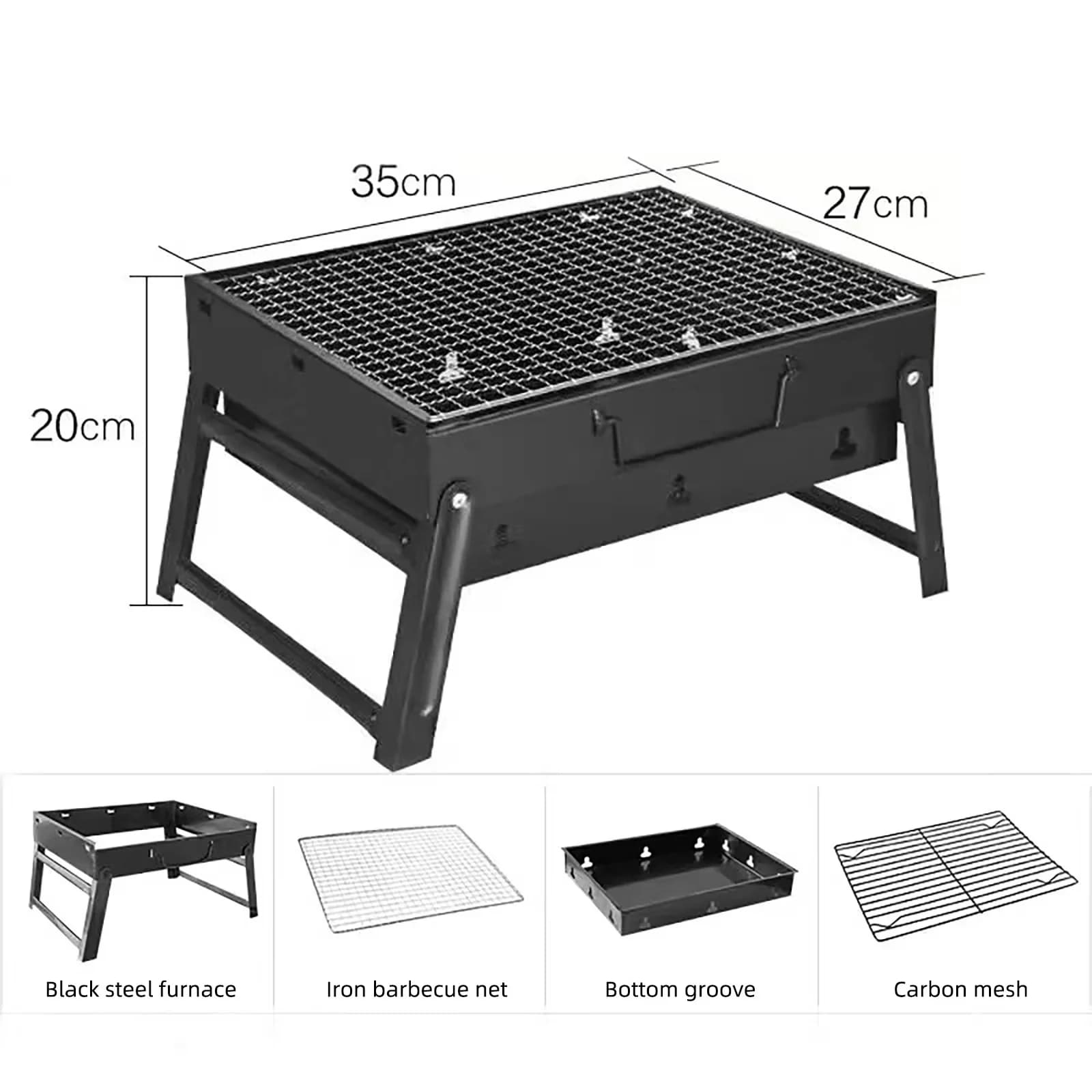 Stylish Flat Top Grill with Foldable, Portable, Barbecue Barbecue Indoor Outdoor - Metal Model 73D7CA