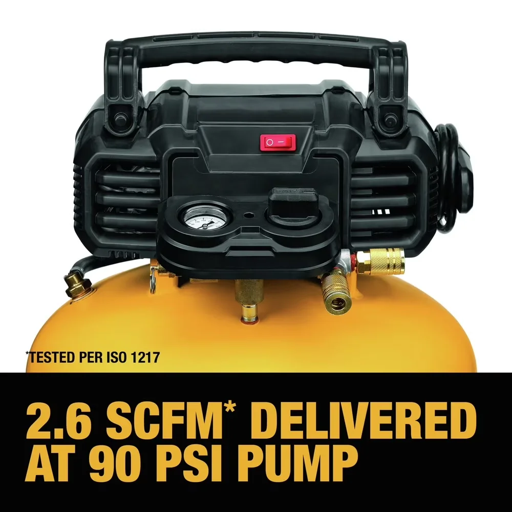 Versatile Air Tools Compressor with Heavy-Duty, Accurate, Portable - Yellow Model 168124