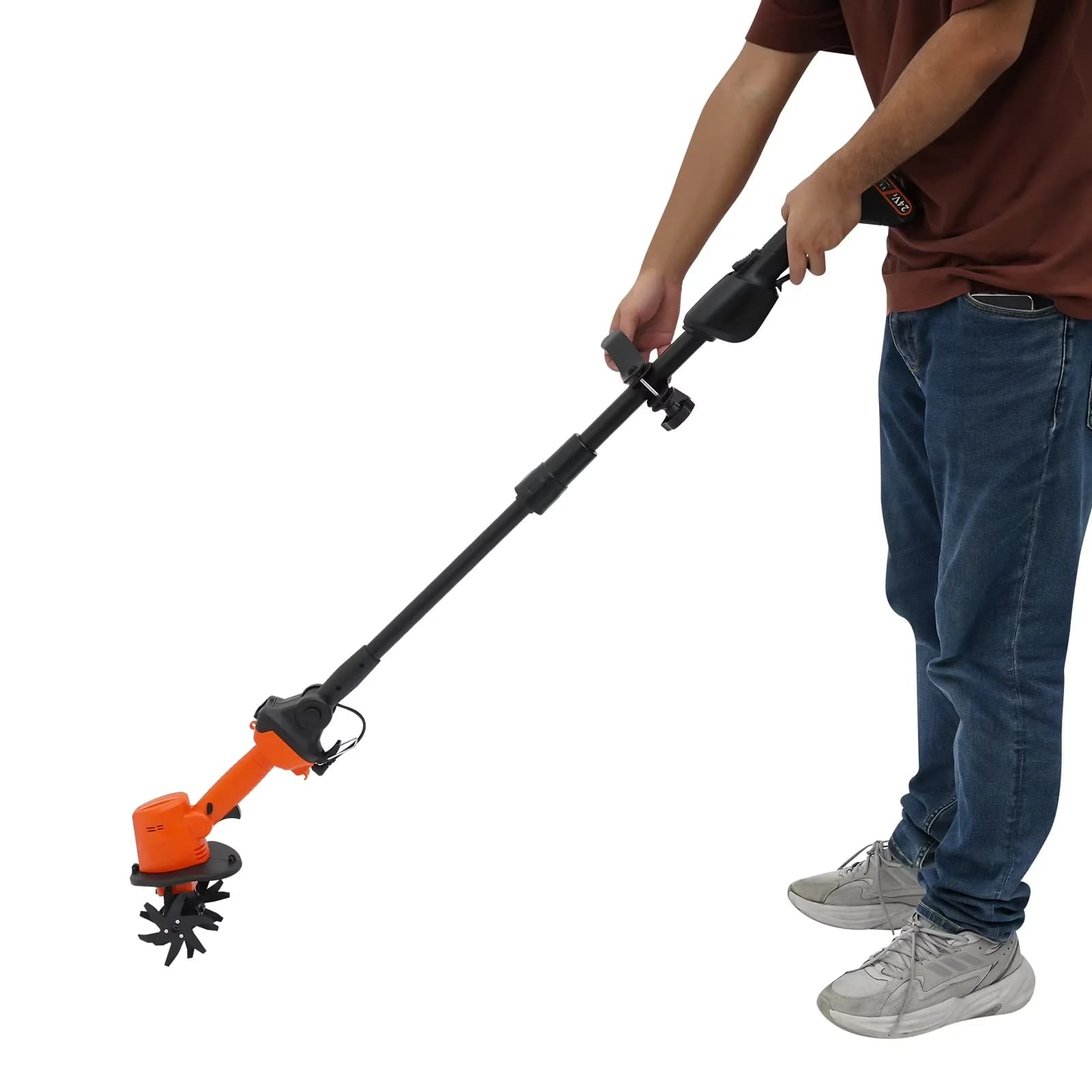 Reliable Trillers Cultivator with 21V, Electric Garden Tiller Battery Powered - Model 4FF339