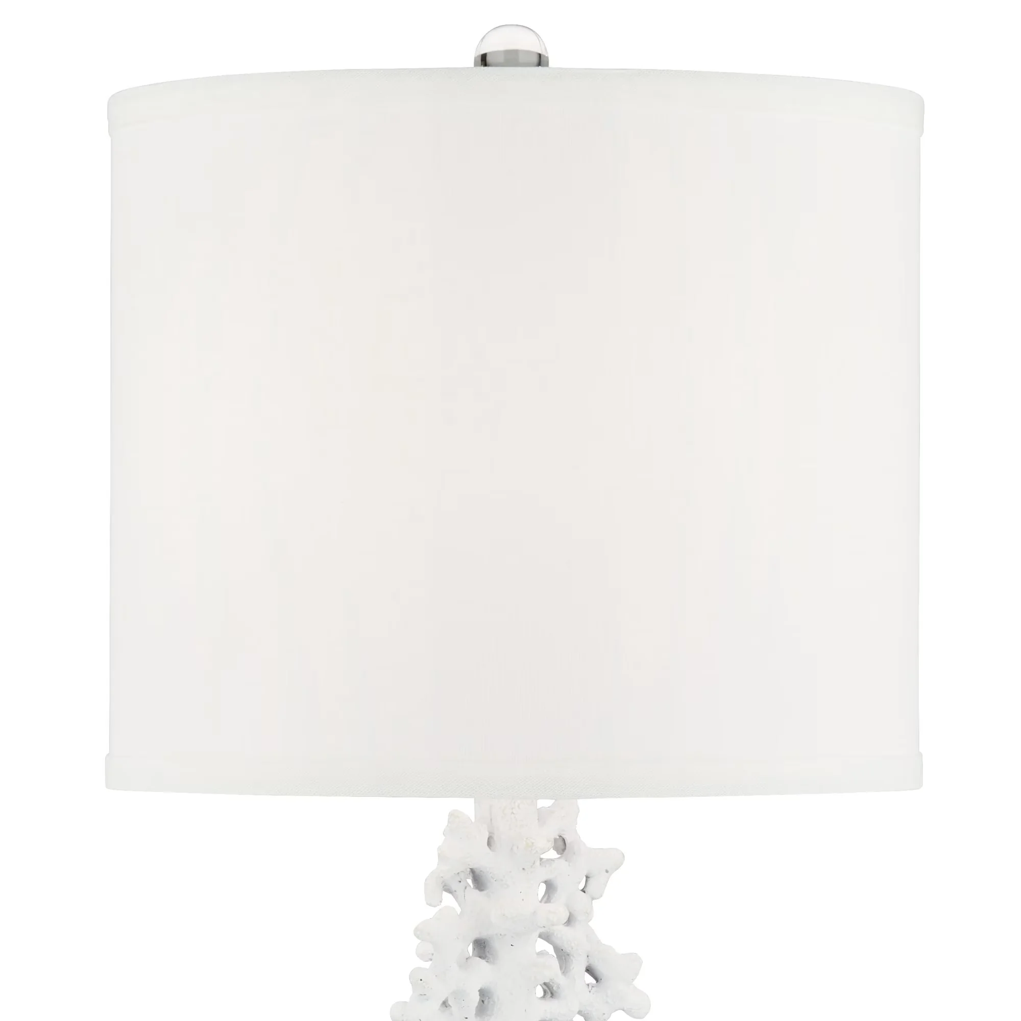 Reliable Lamp Set with Incandescent, Transitional - White Cast Resin 1/2 Model 686DCE