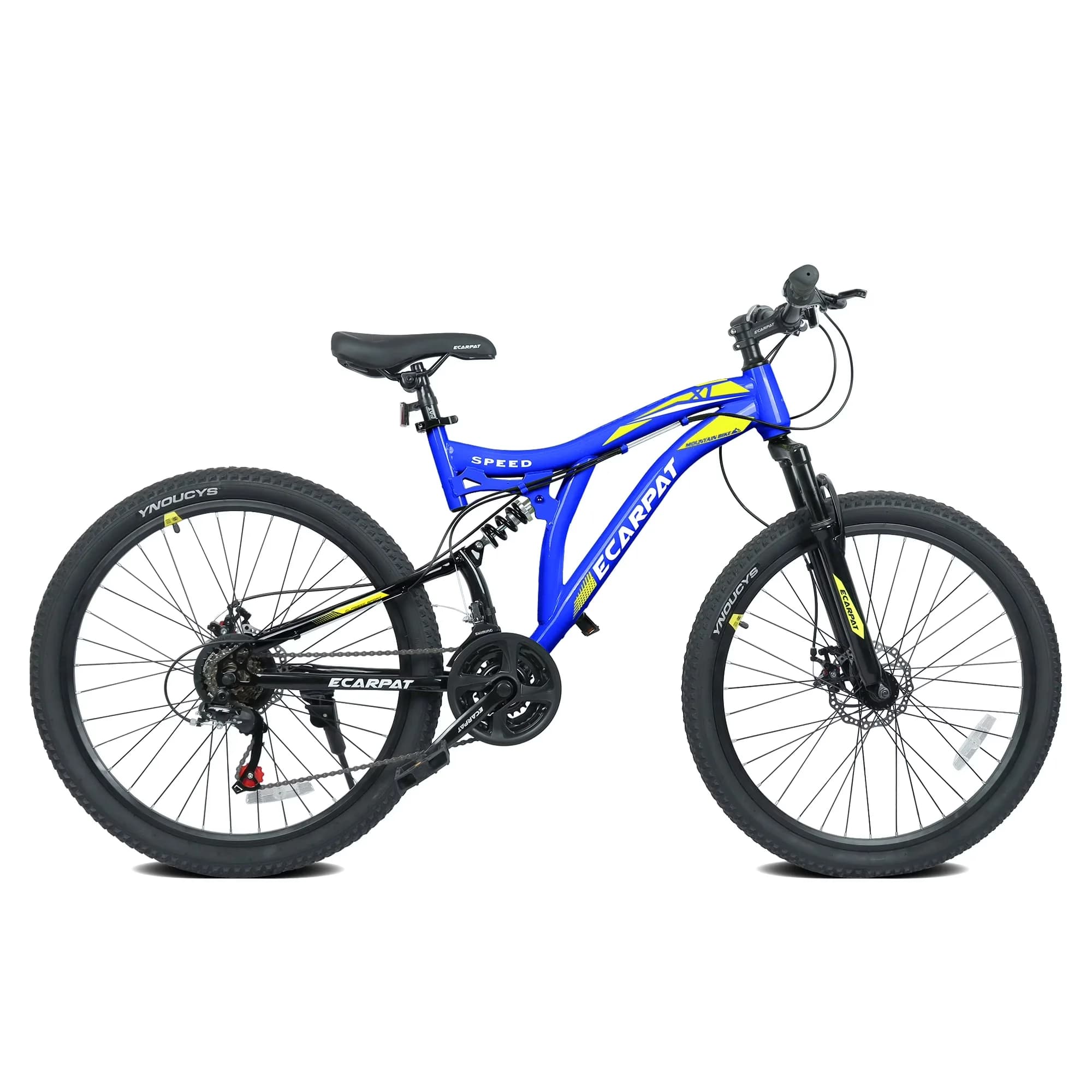 Compact Mountain Bike with Adjustable Seat Height, Bike Type: 26 Inch Mountain Bike - Blue Model 4F462F