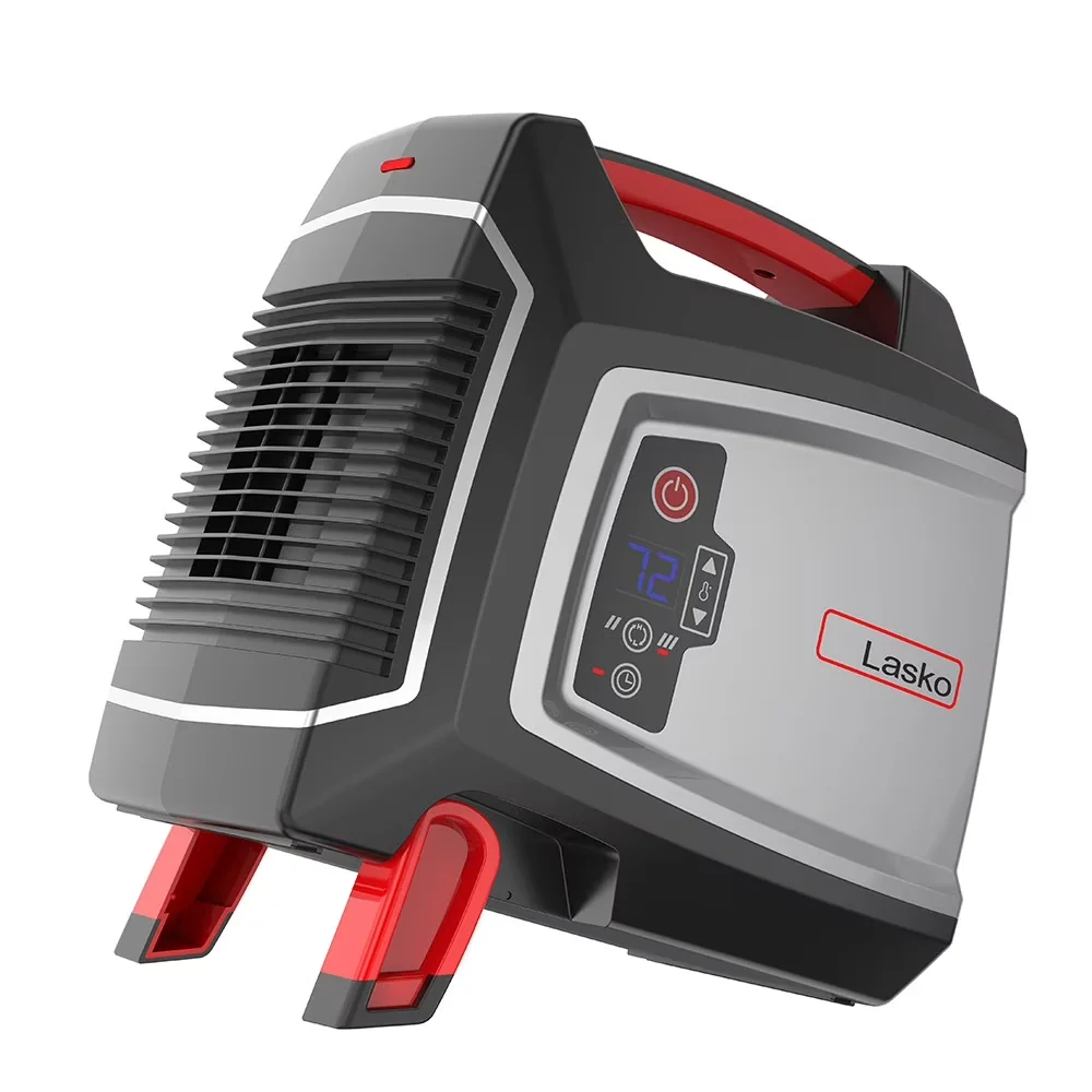 Quality Portable And Electric Space Heater with Automatic Shutoff, Elite Collection Ceramic Utility - Gray Model CE7256