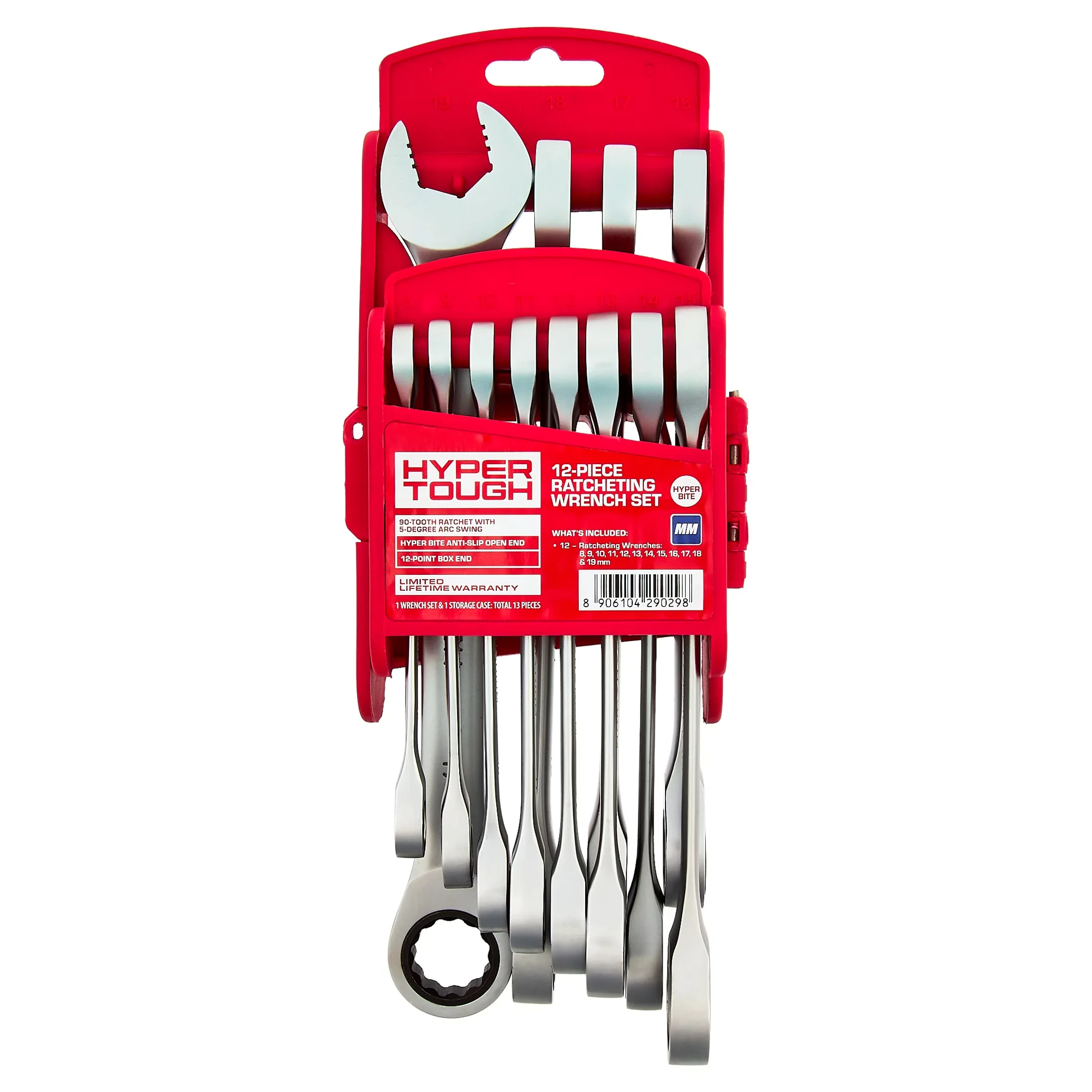 Hand Tool Set Premium with Long-Lasting, Metric, Ratcheting Wrench for General Purpose - Model B10747