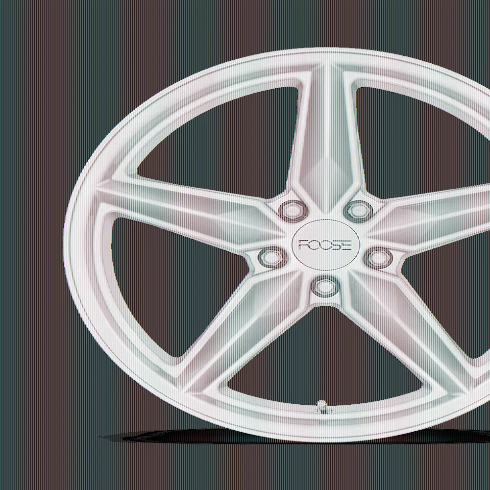 Wheels And Rim Premium with F174 19x9.5 5x120 G-SLVR 17mm, Wheel Part Number: F174199513+17, +17 - Silver Cast Aluminum Model 68E366