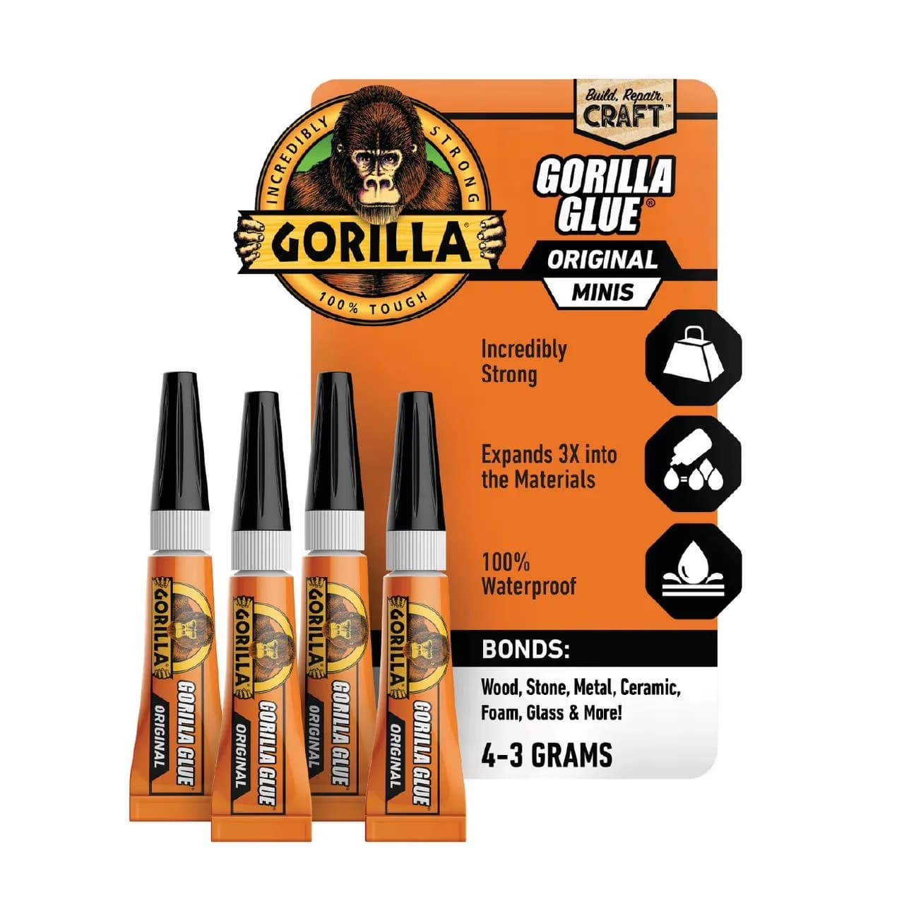 Adhesives Glues In Paint Supplies Tool Durable with Clamp Time : 1-2 hours, 4 Pack - Beige 3 g Model 94BBD0